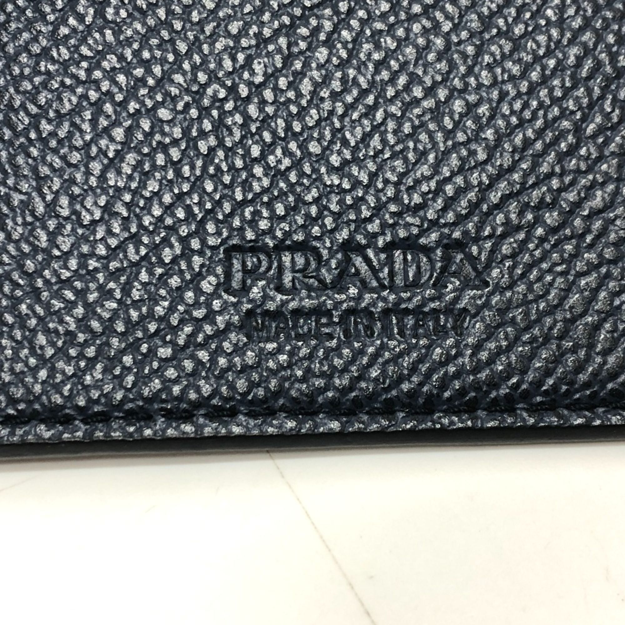 Leather Long Wallet (Bi-Fold) (Pre-Owned) - Prada - Modalova
