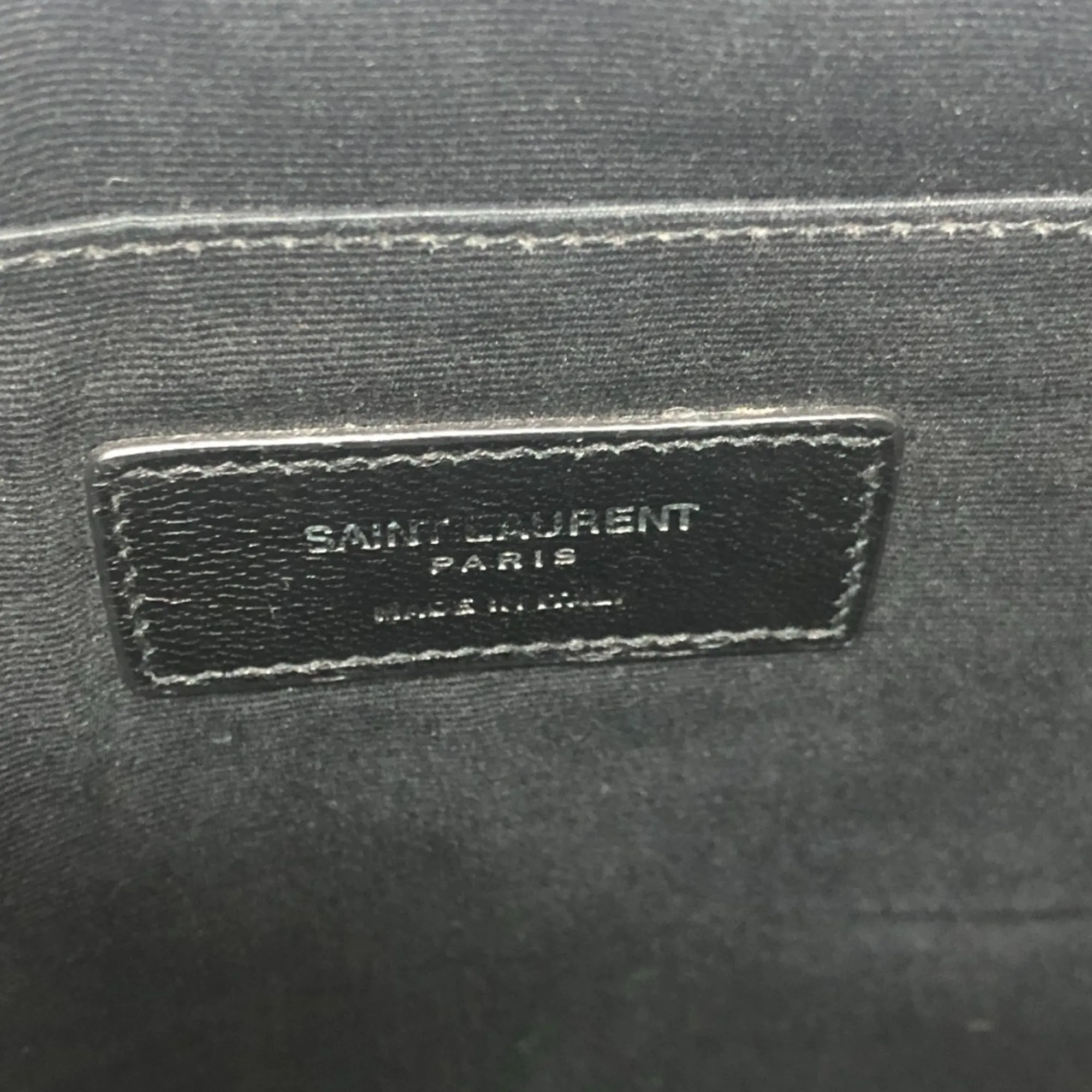 Leather Clutch Bag (Pre-Owned) - Saint Laurent - Modalova