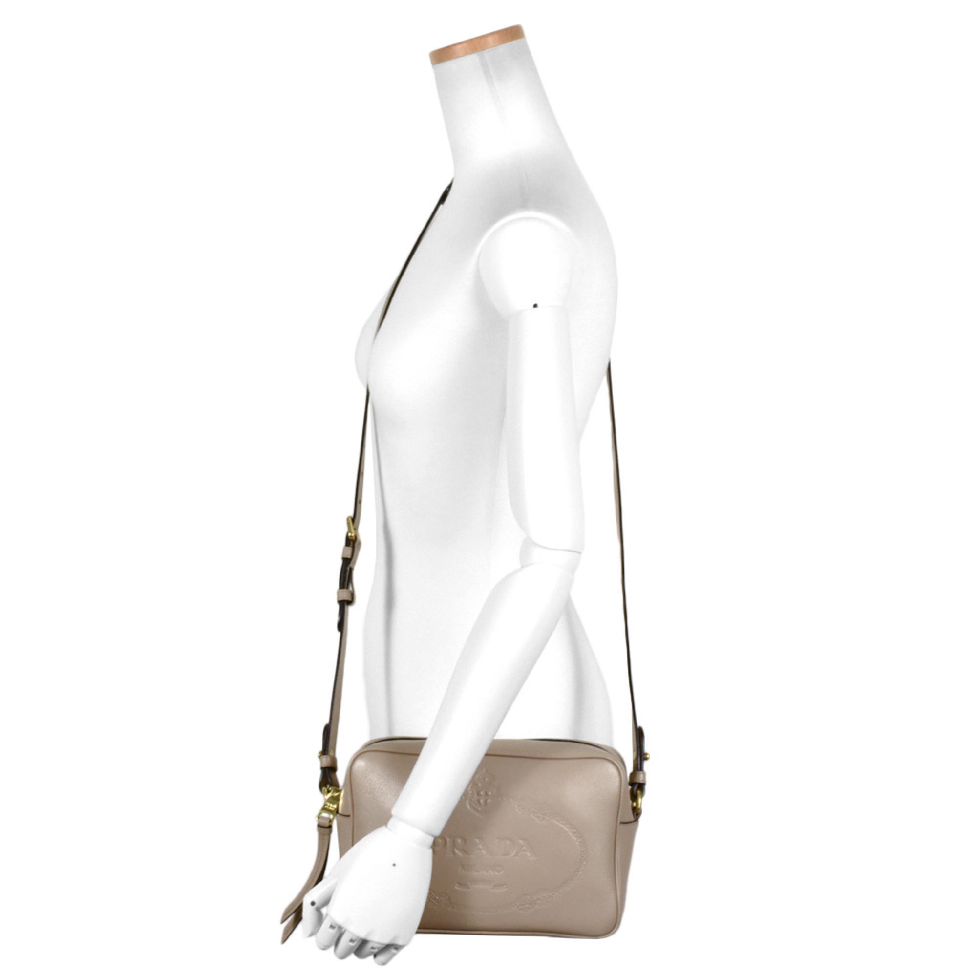 Leather Shoulder Bag (Pre-Owned) - Prada - Modalova