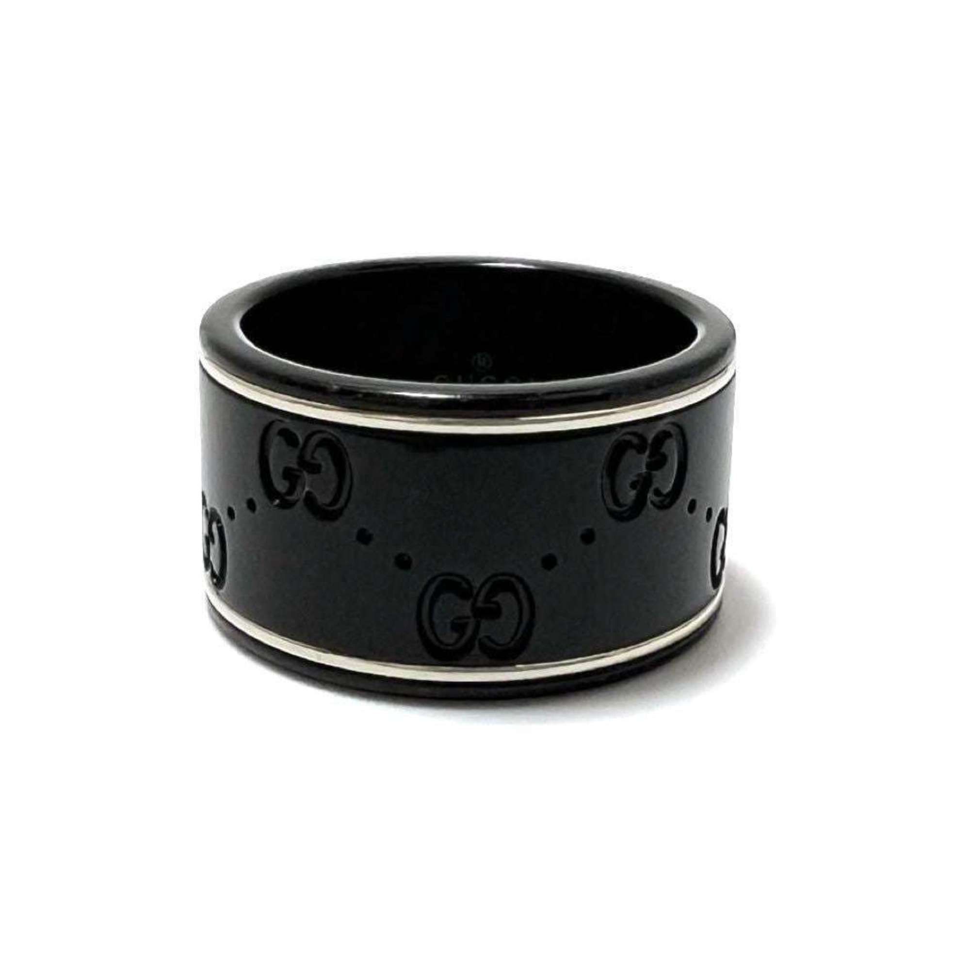 White Gold (18K) Ceramic Band Ring (Pre-Owned) - Gucci - Modalova