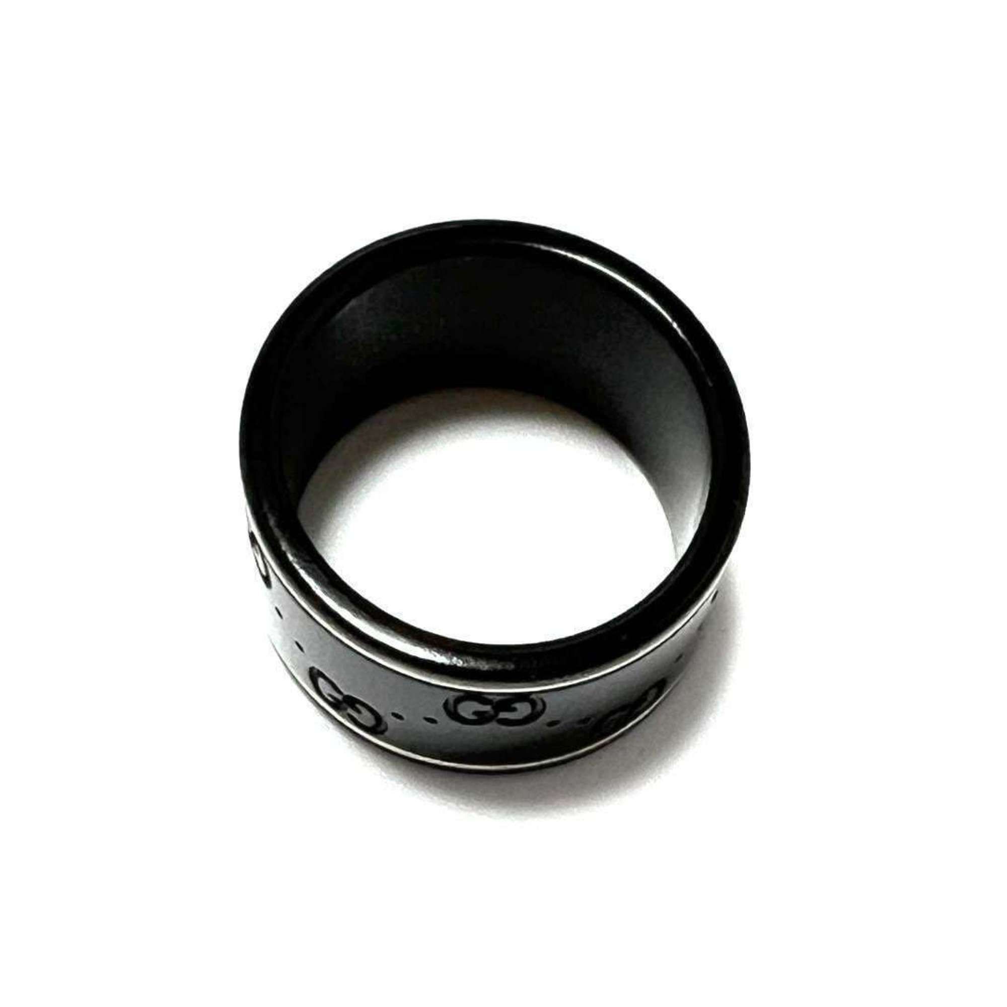 White Gold (18K) Ceramic Band Ring (Pre-Owned) - Gucci - Modalova