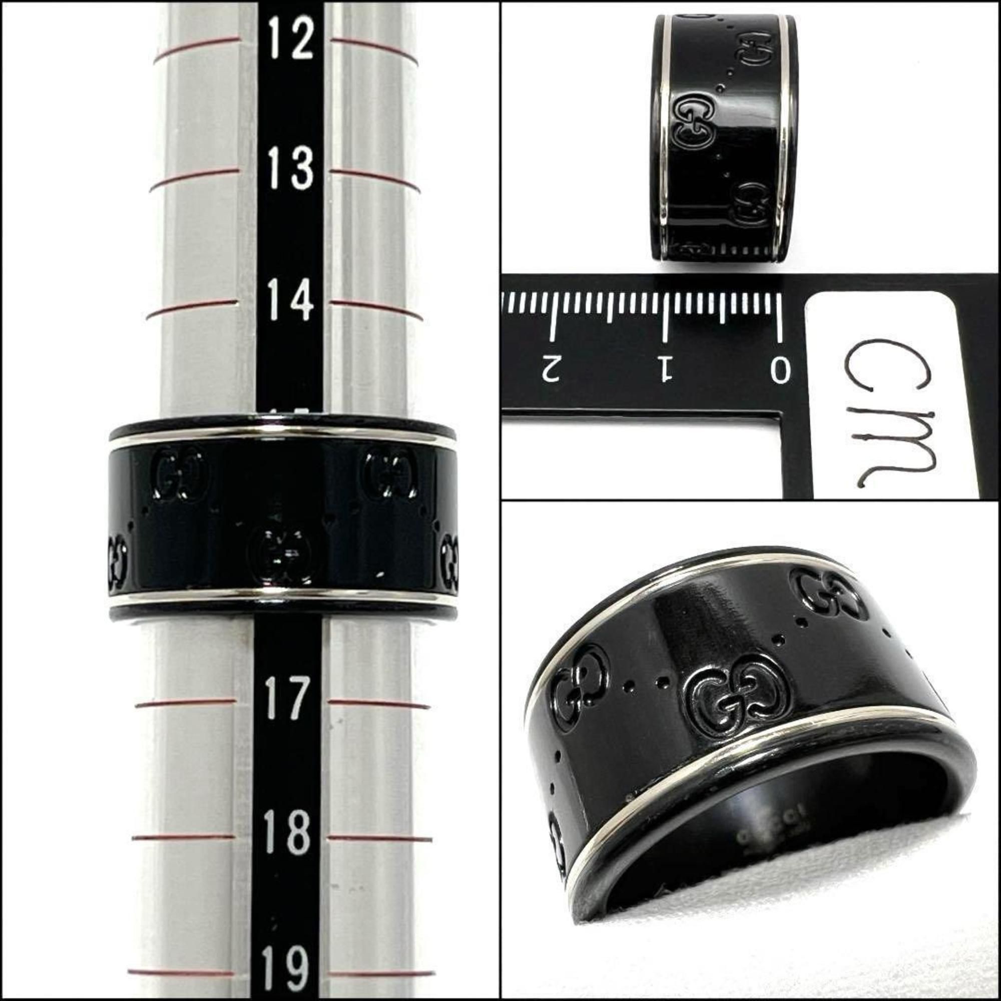 White Gold (18K) Ceramic Band Ring (Pre-Owned) - Gucci - Modalova