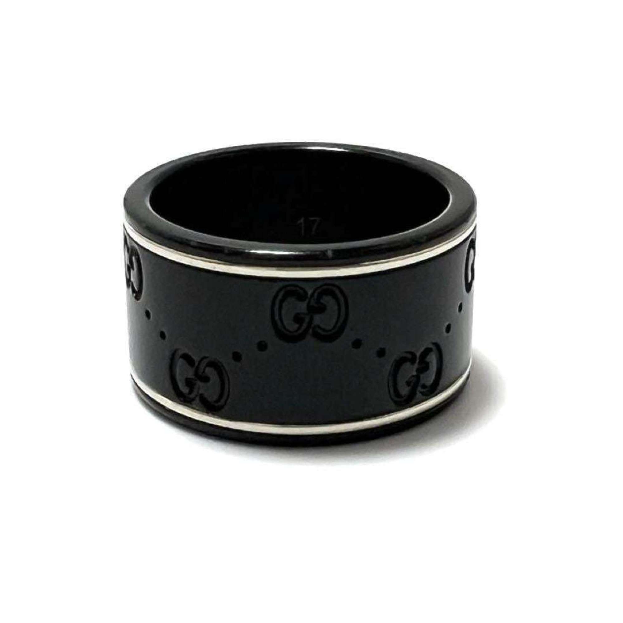 White Gold (18K) Ceramic Band Ring (Pre-Owned) - Gucci - Modalova