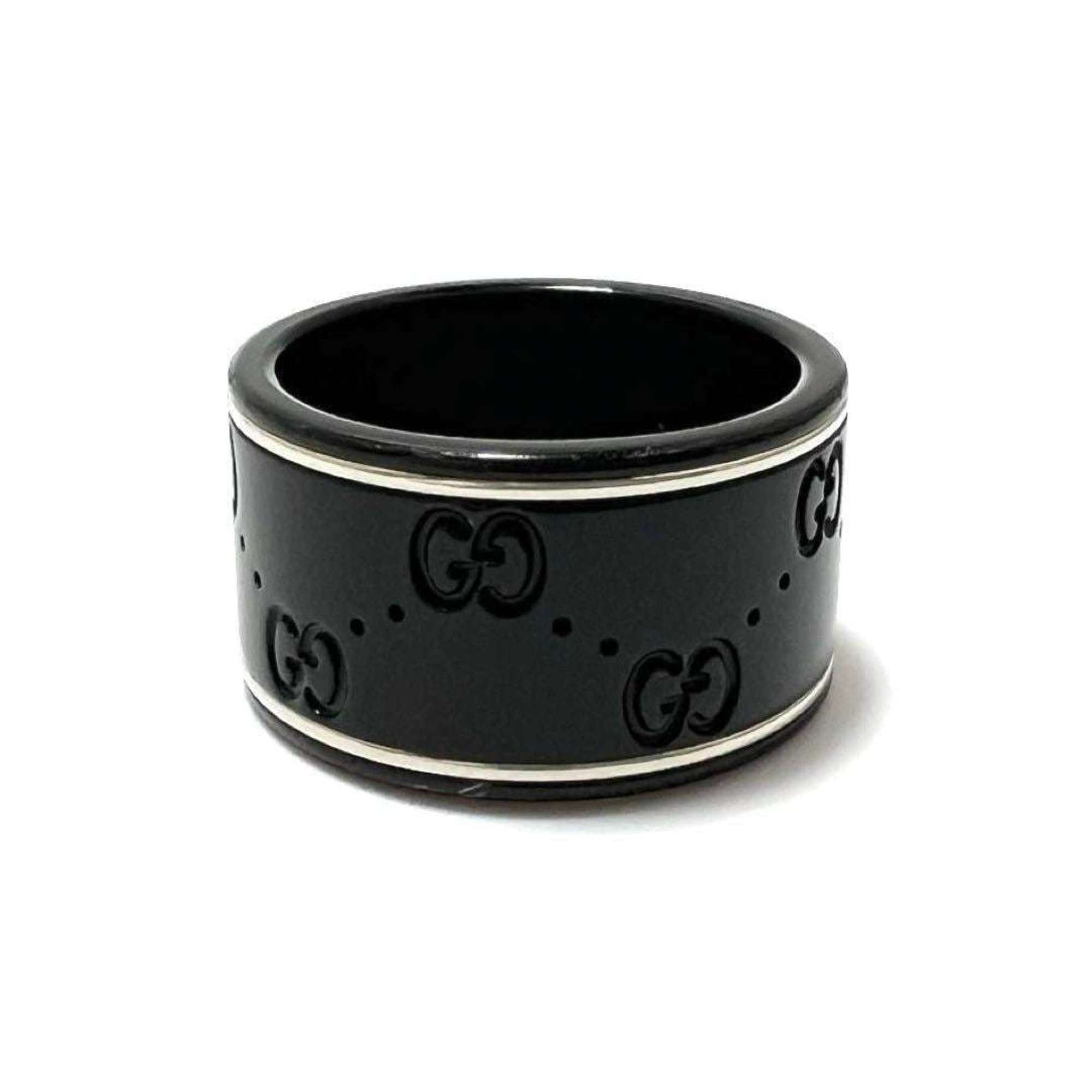 White Gold (18K) Ceramic Band Ring (Pre-Owned) - Gucci - Modalova