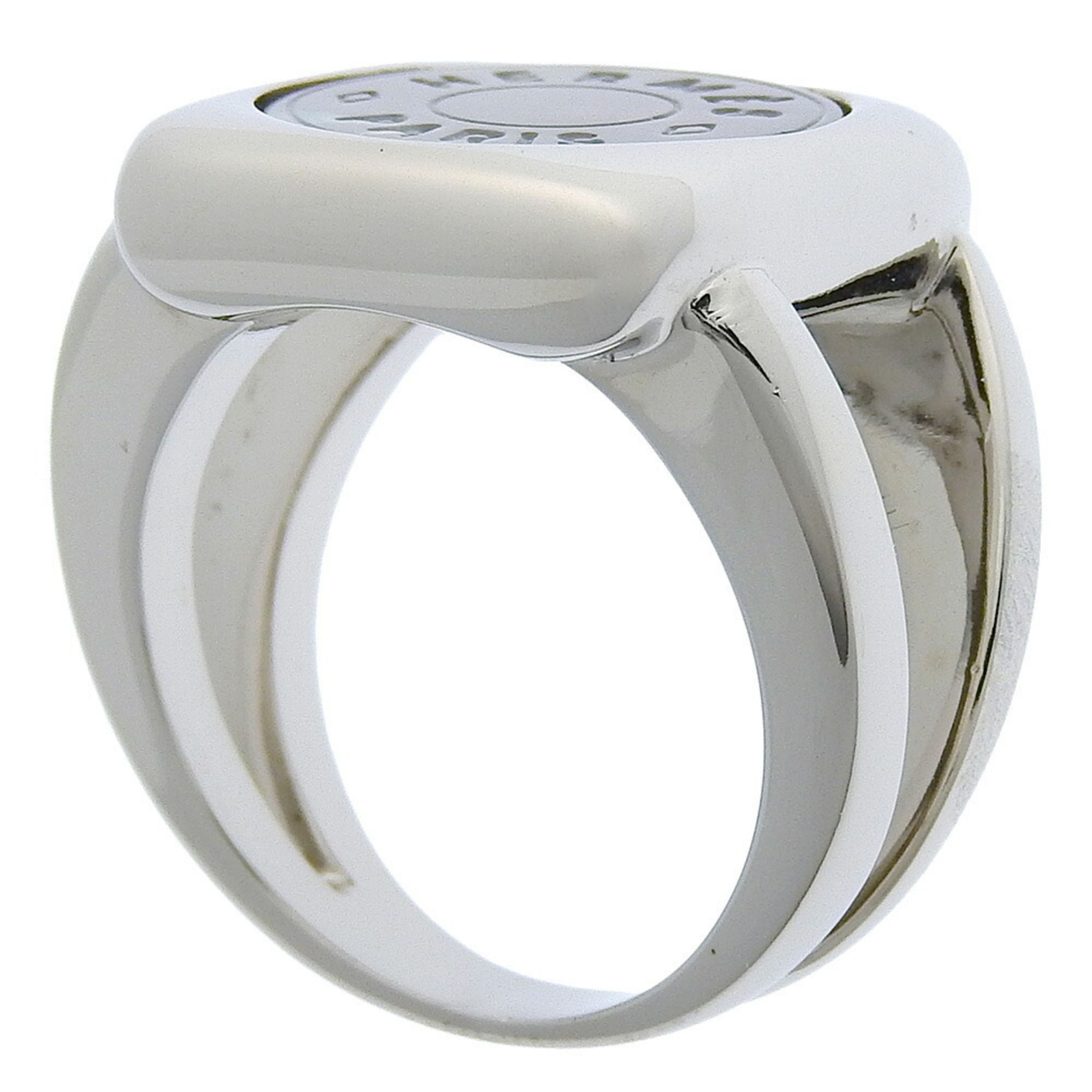 Sellier Shell 925 Band Ring (Pre-Owned) - Hermes - Modalova