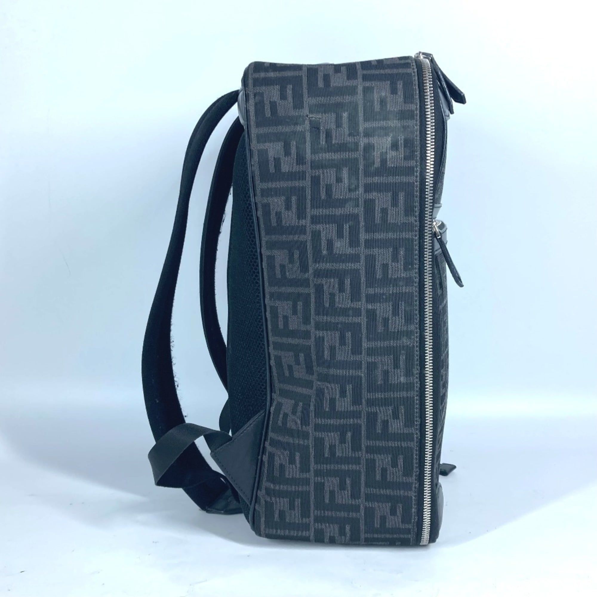 Canvas Leather Backpack (Pre-Owned) - Fendi - Modalova
