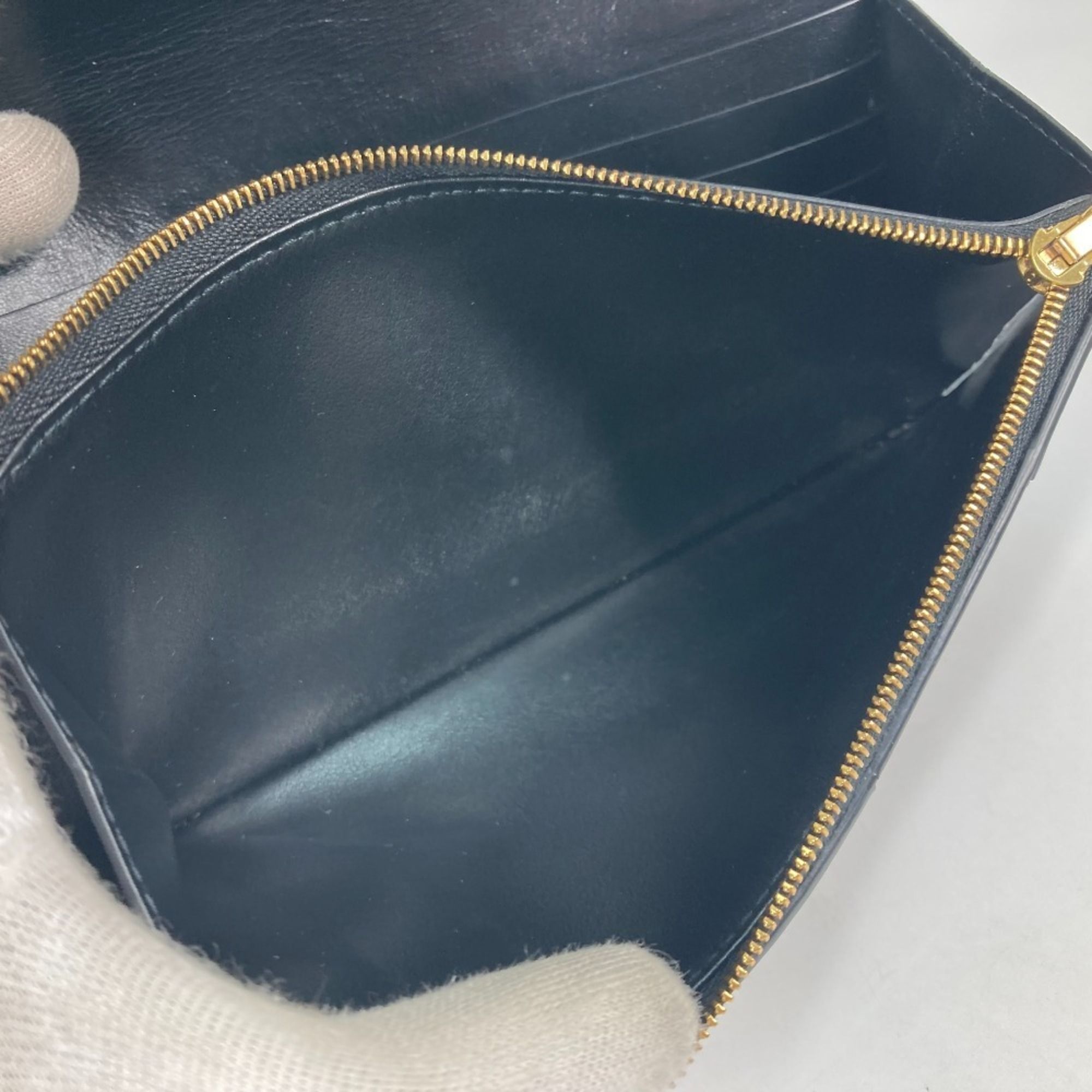 Leather Long Wallet (Bi-Fold) (Pre-Owned) - Bottega Veneta - Modalova