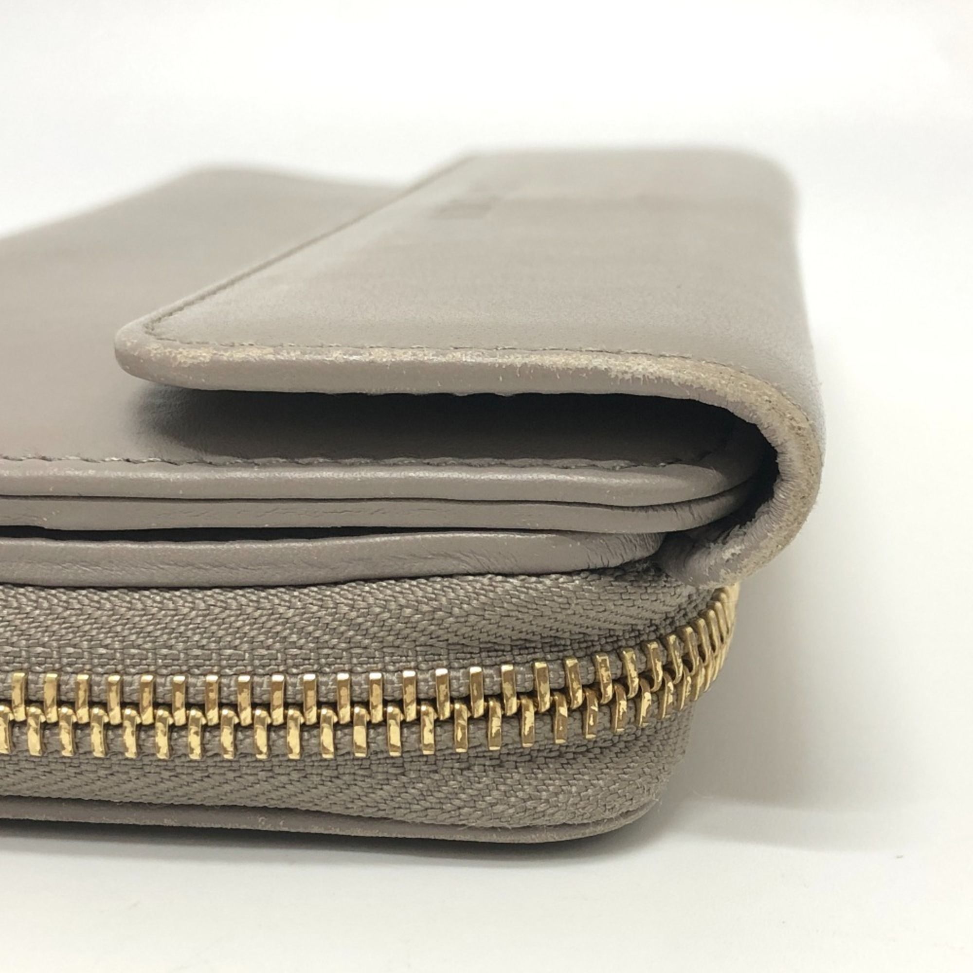 Leather Long Wallet (Bi-Fold) (Pre-Owned) - Gucci - Modalova
