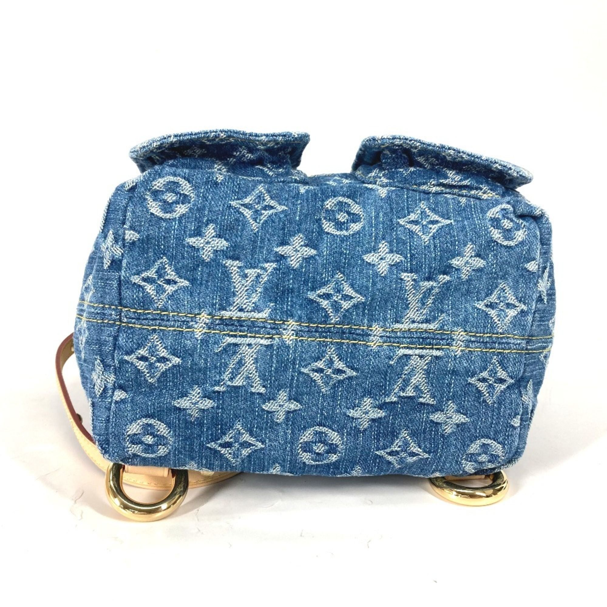 Monogram Denim Backpack (Pre-Owned) - Louis Vuitton - Modalova