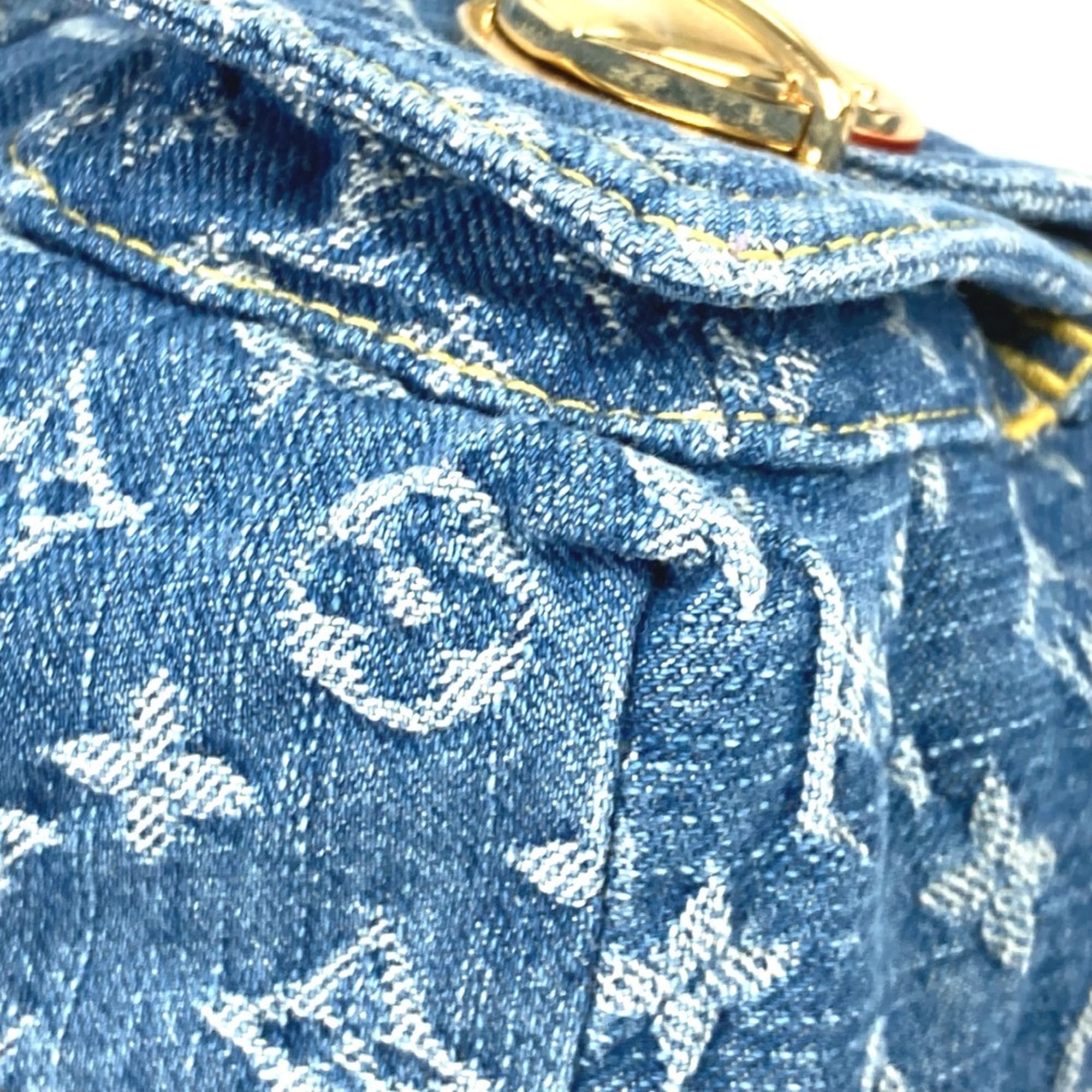 Monogram Denim Backpack (Pre-Owned) - Louis Vuitton - Modalova