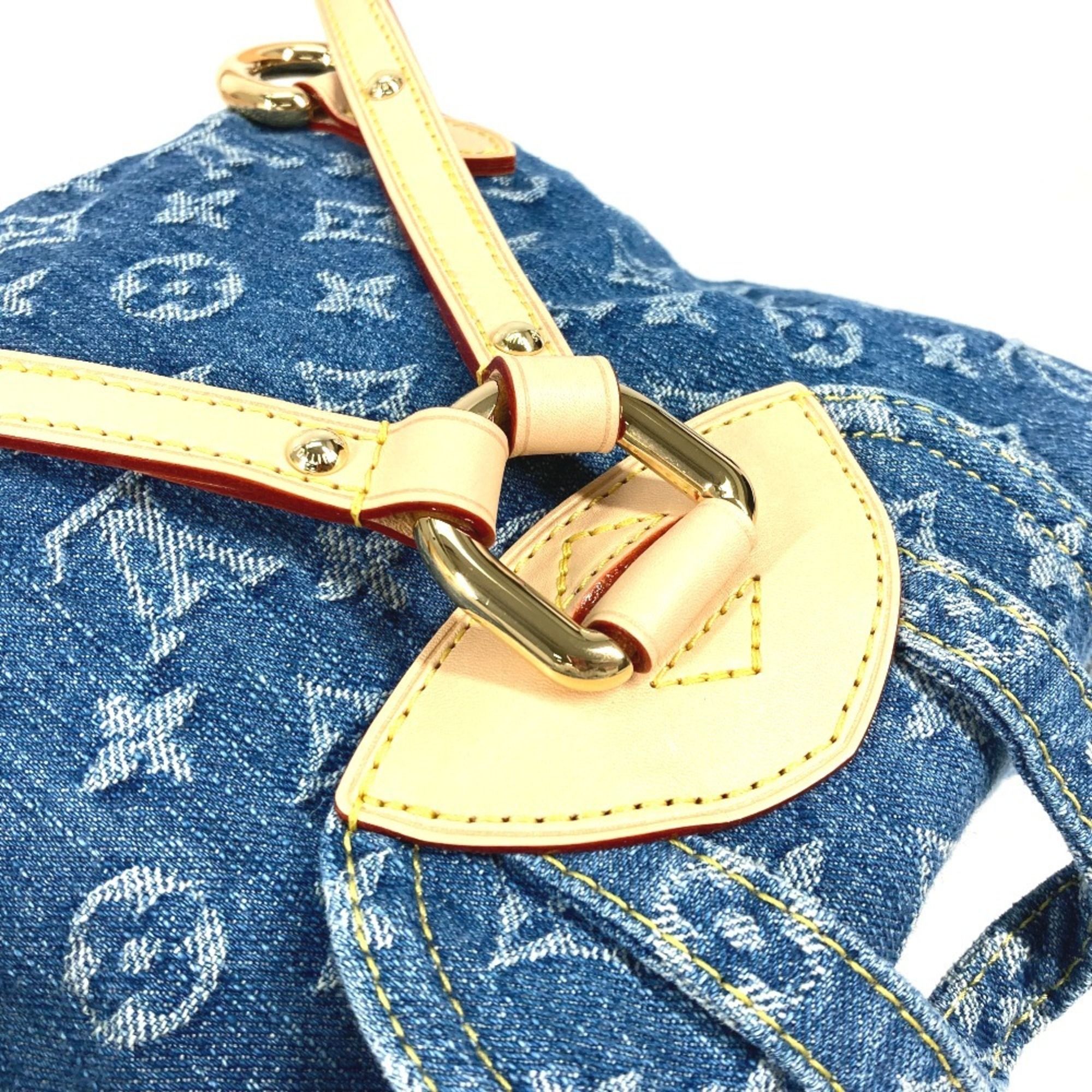 Monogram Denim Backpack (Pre-Owned) - Louis Vuitton - Modalova