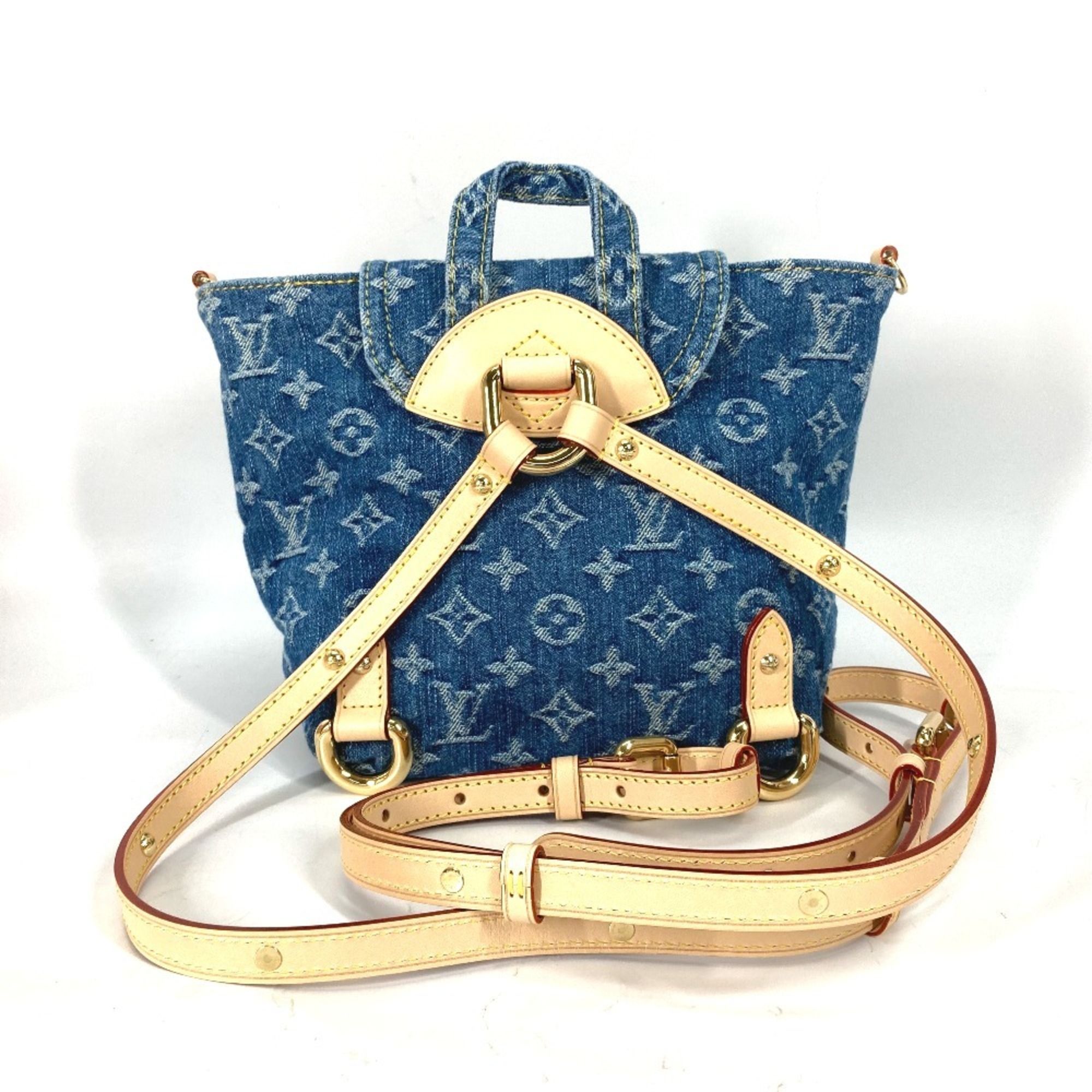 Monogram Denim Backpack (Pre-Owned) - Louis Vuitton - Modalova