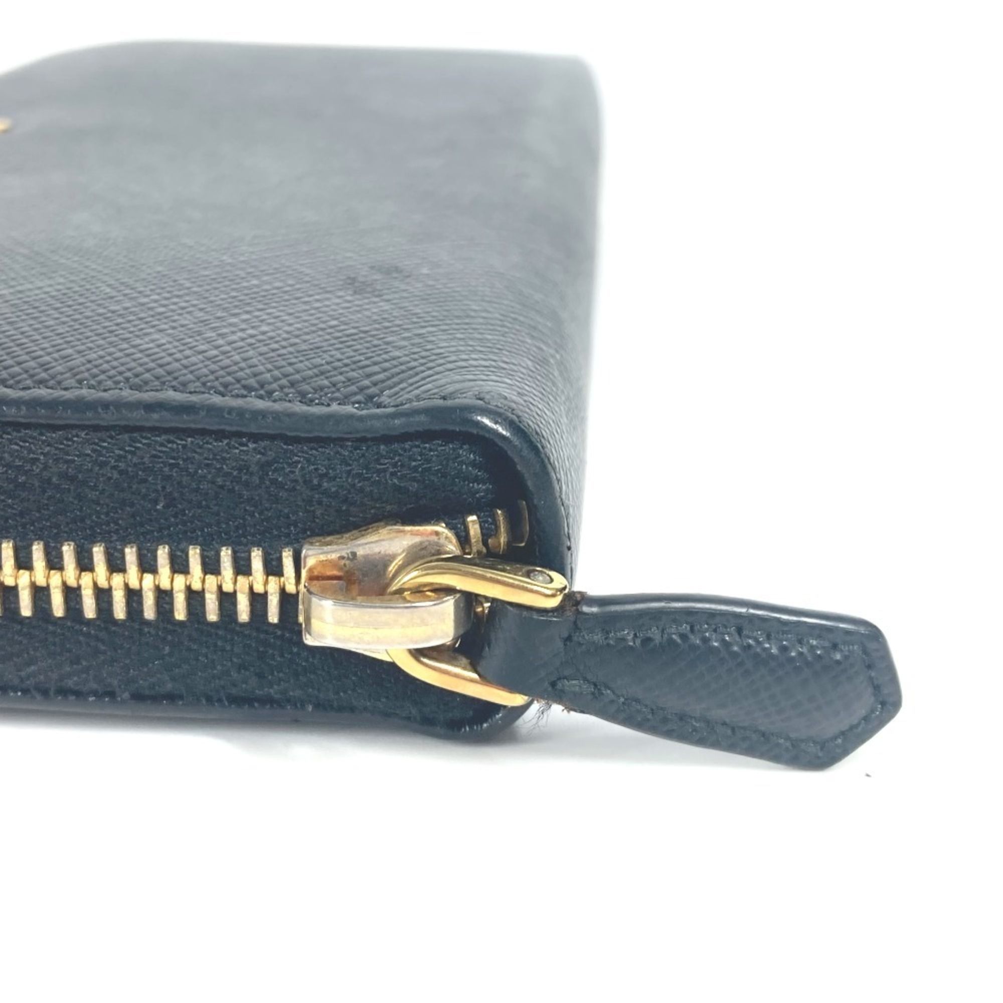 Leather Long Wallet (Bi-Fold) (Pre-Owned) - Prada - Modalova