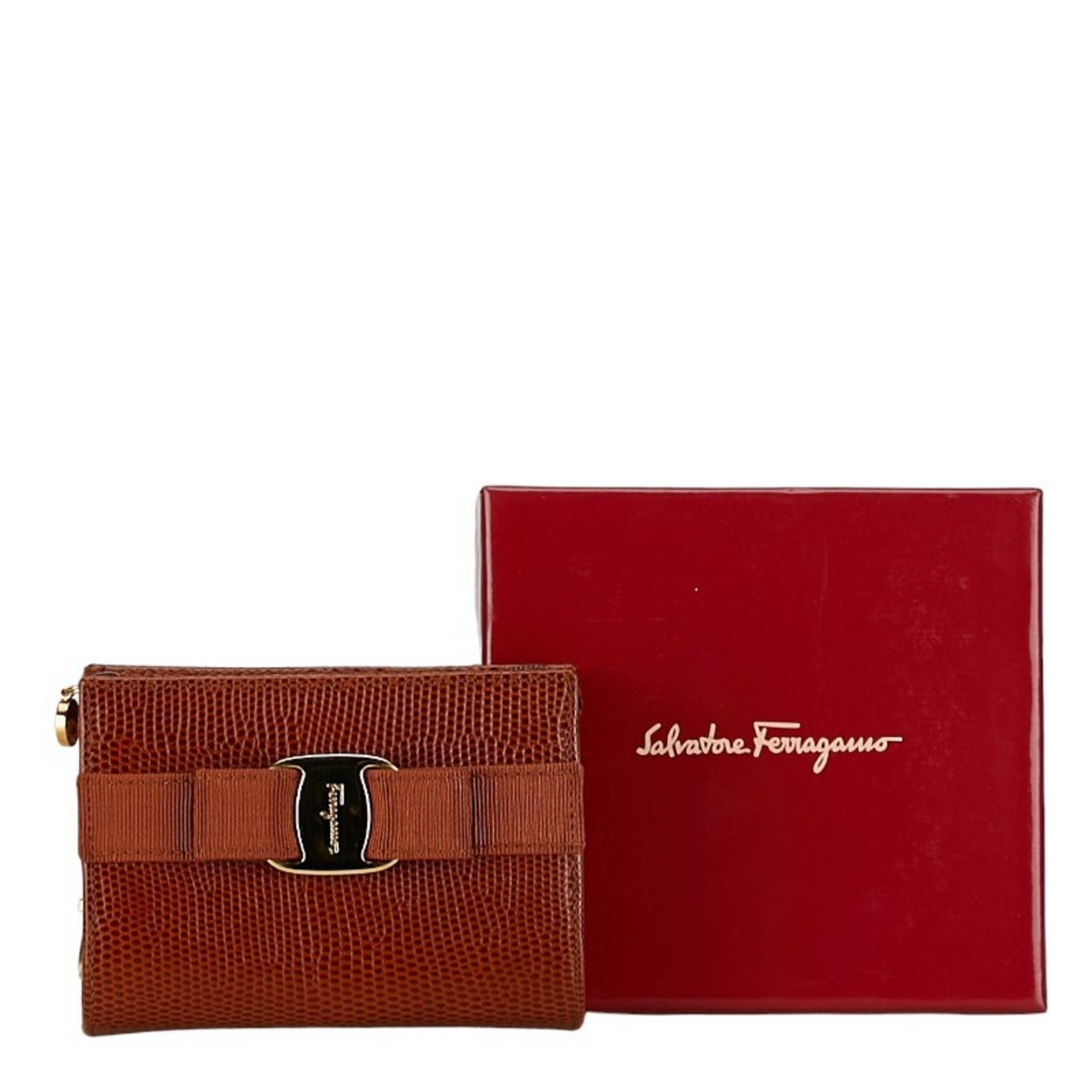 Leather Pouch (Pre-Owned) - Salvatore Ferragamo - Modalova