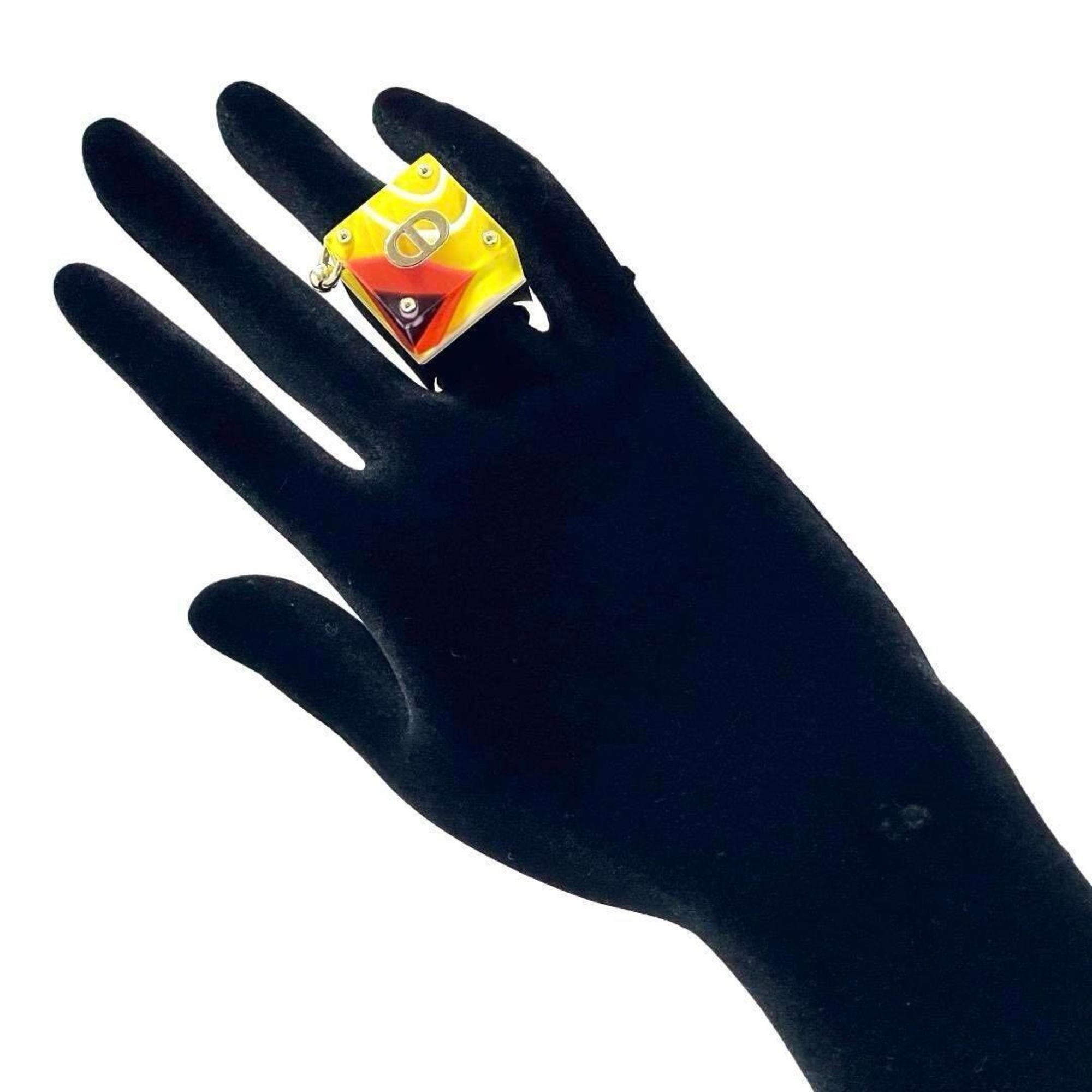 Metal Plastic Band Ring (Pre-Owned) - Christian Dior - Modalova