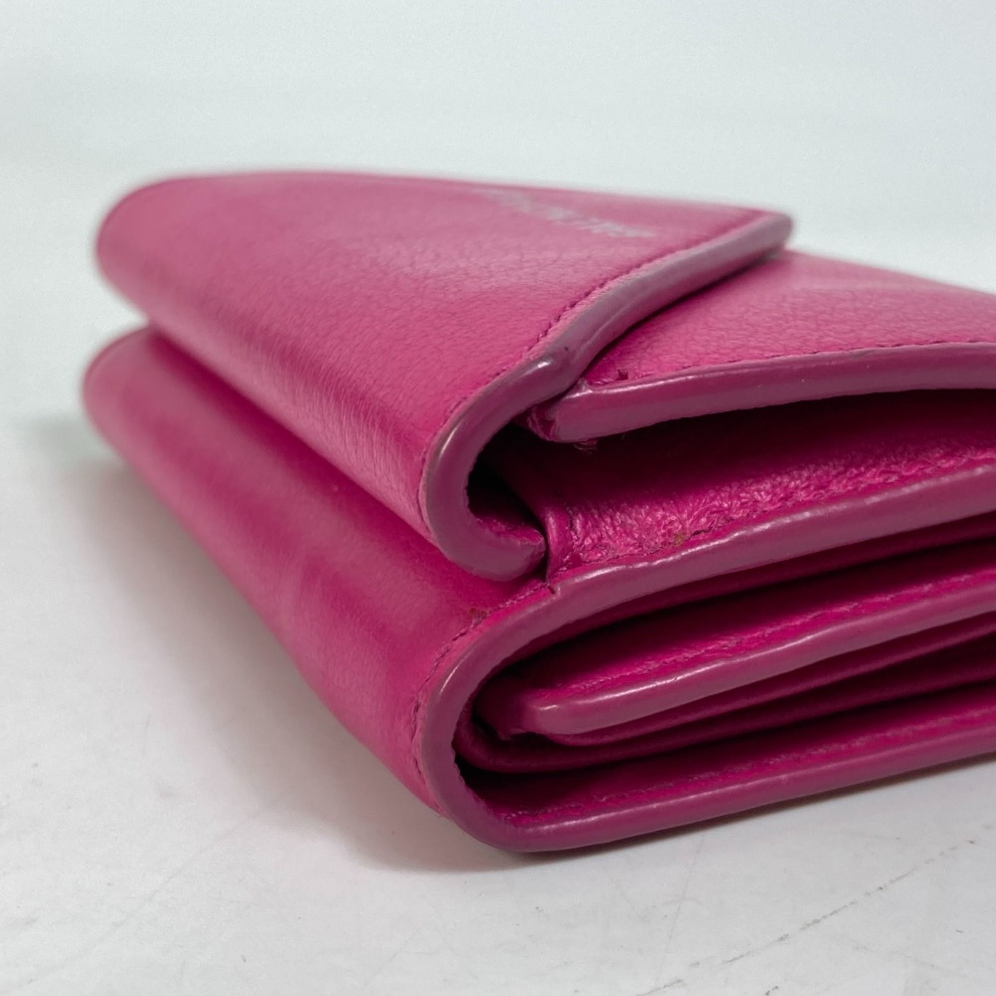 Leather Wallet (Tri-Fold) (Pre-Owned) - Balenciaga - Modalova