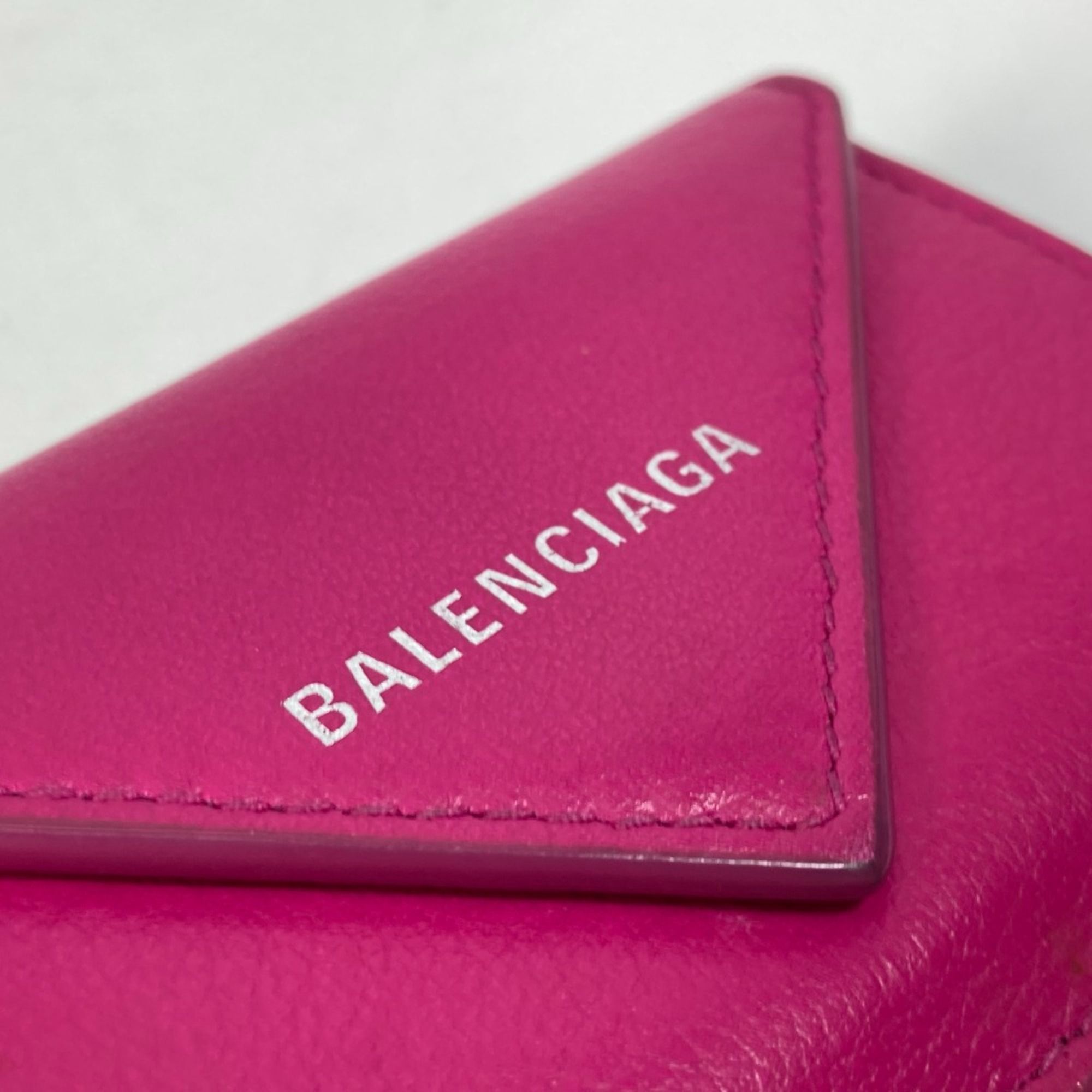 Leather Wallet (Tri-Fold) (Pre-Owned) - Balenciaga - Modalova