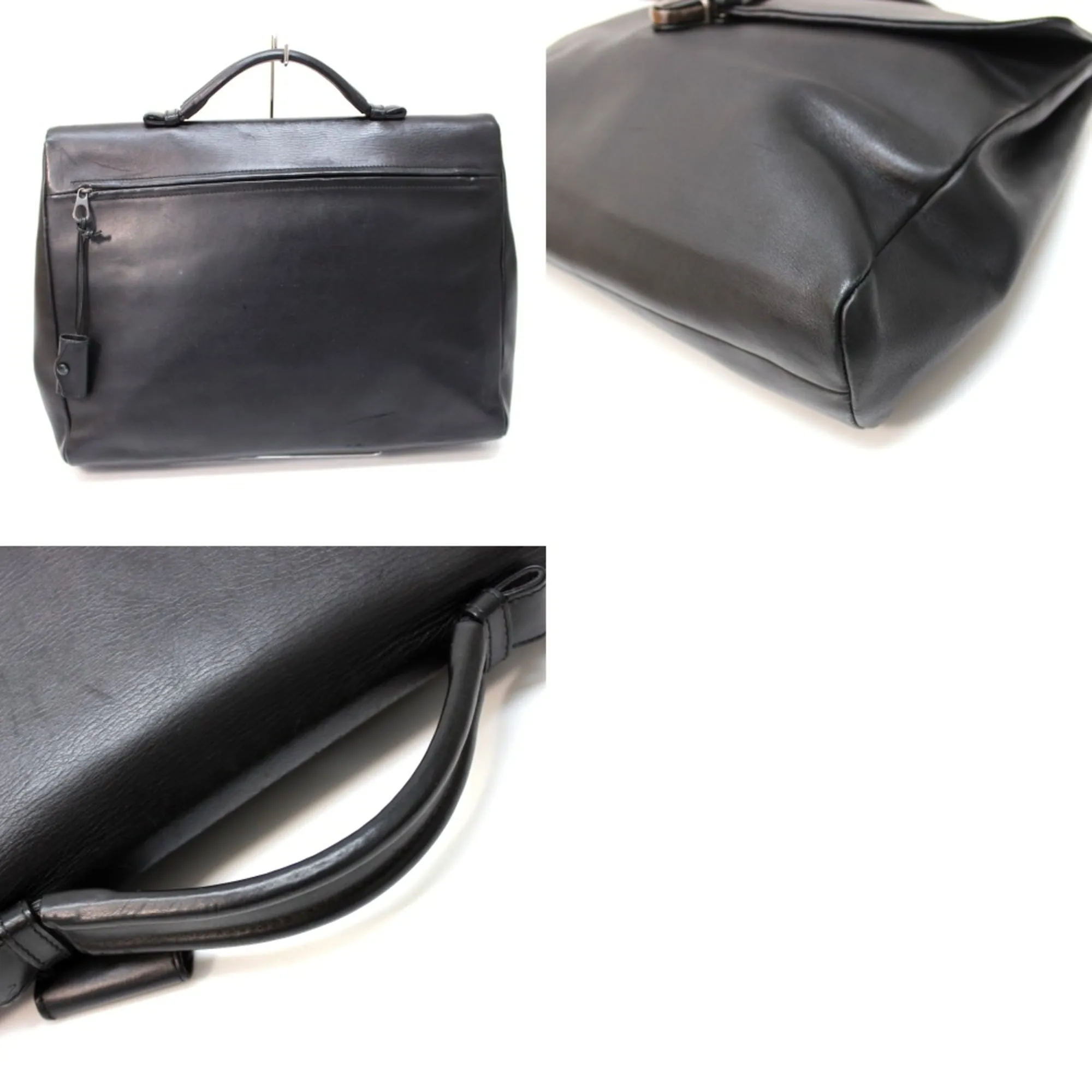 Leather Briefcase (Pre-Owned) - Bottega Veneta - Modalova