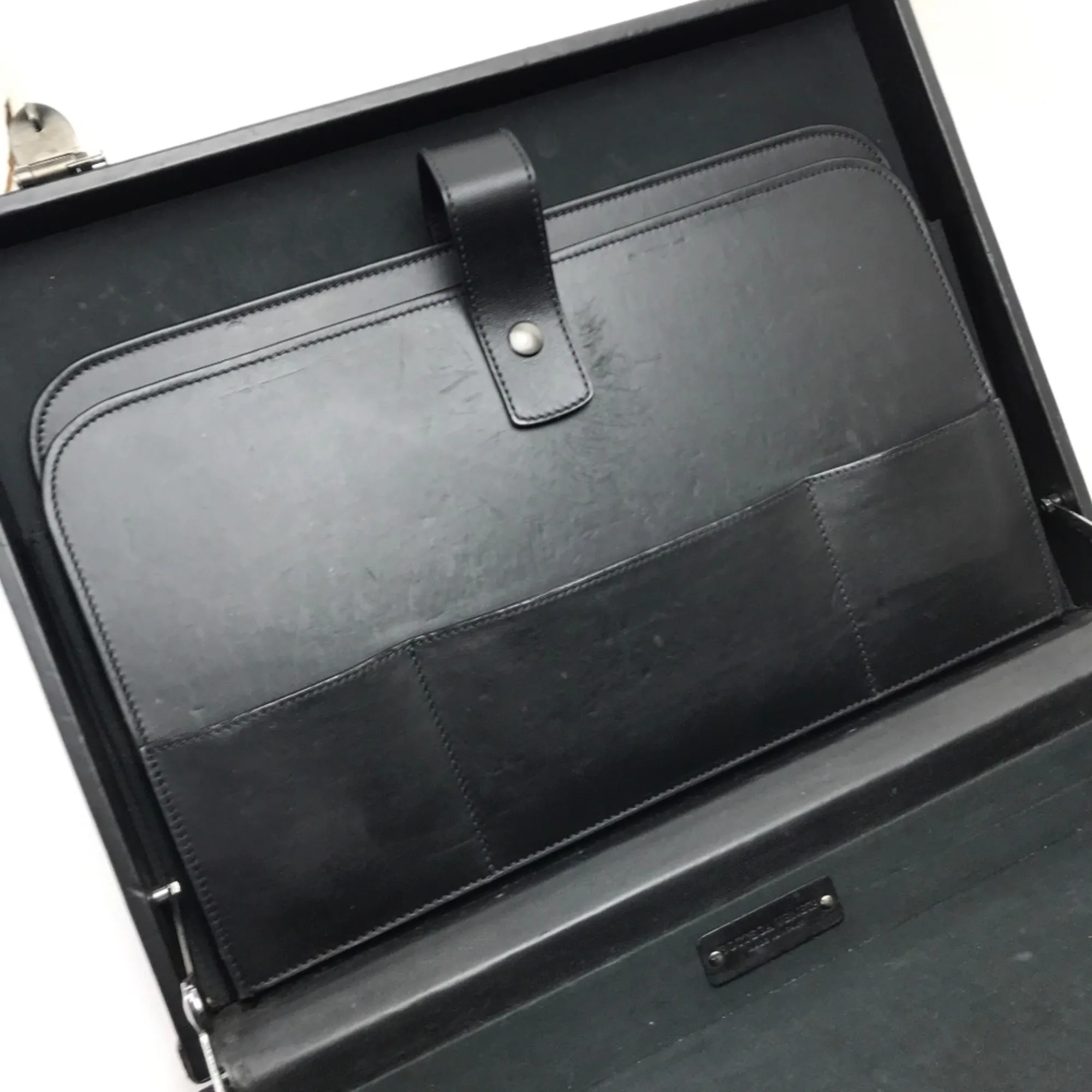 Leather Briefcase (Pre-Owned) - Bottega Veneta - Modalova