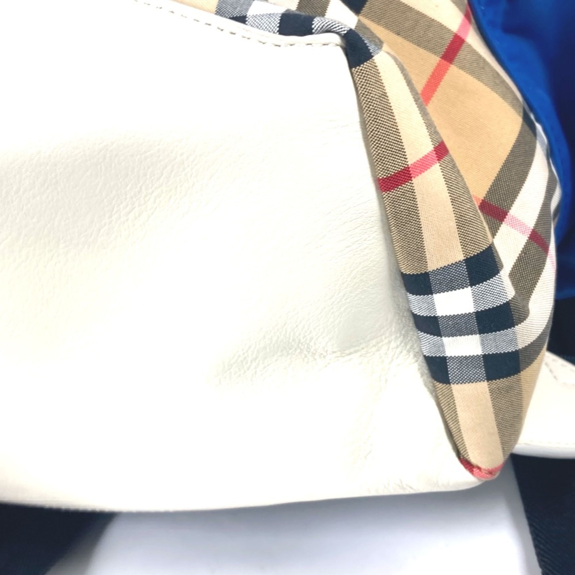 Leather Backpack (Pre-Owned) - Burberry - Modalova