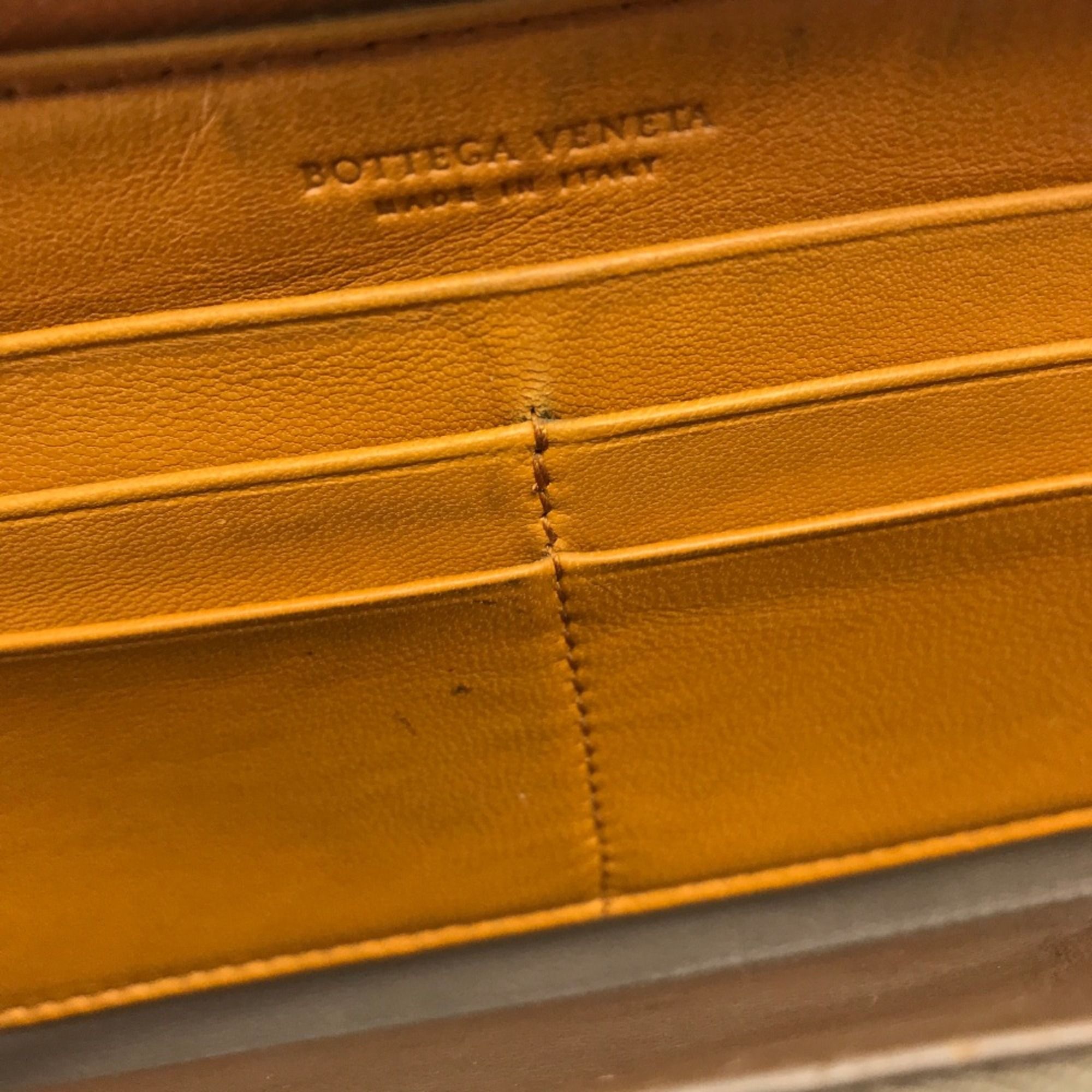 Leather Long Wallet (Bi-Fold) (Pre-Owned) - Bottega Veneta - Modalova