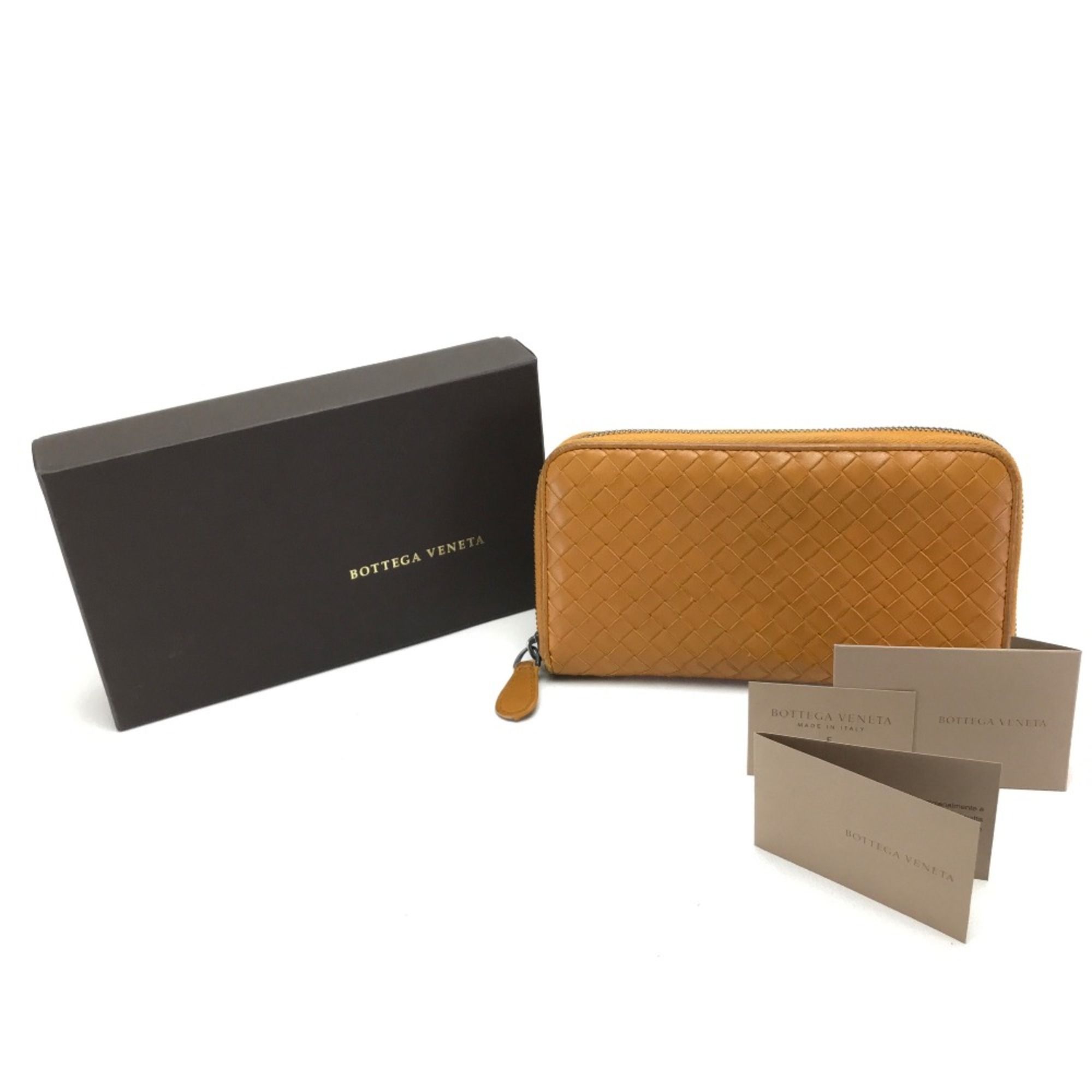 Leather Long Wallet (Bi-Fold) (Pre-Owned) - Bottega Veneta - Modalova