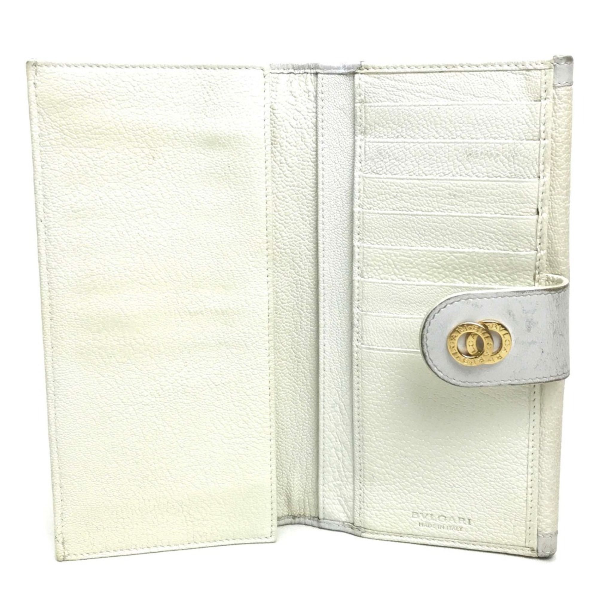 Leather Long Wallet (Bi-Fold) (Pre-Owned) - Bvlgari - Modalova