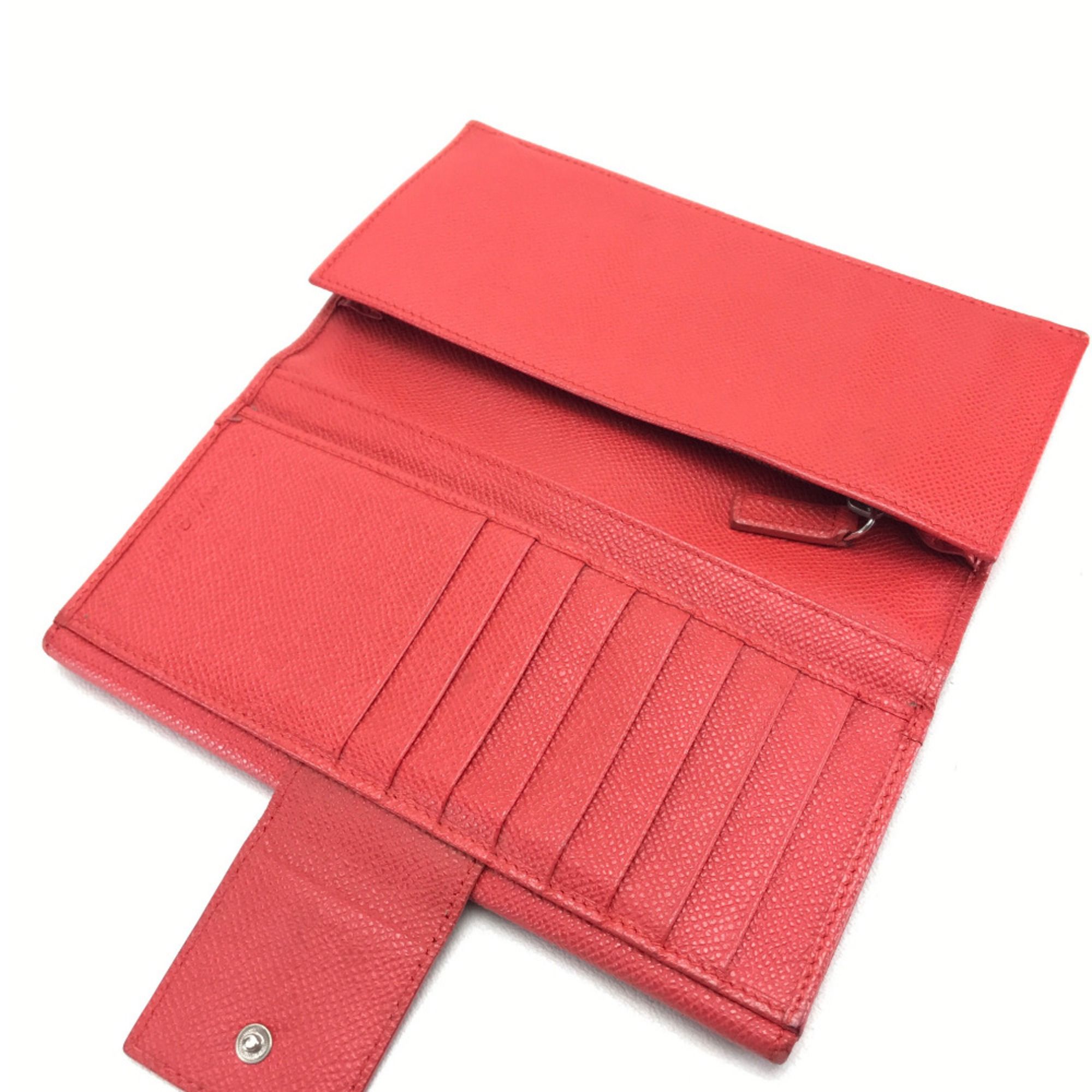 Leather Long Wallet (Bi-Fold) (Pre-Owned) - Bvlgari - Modalova