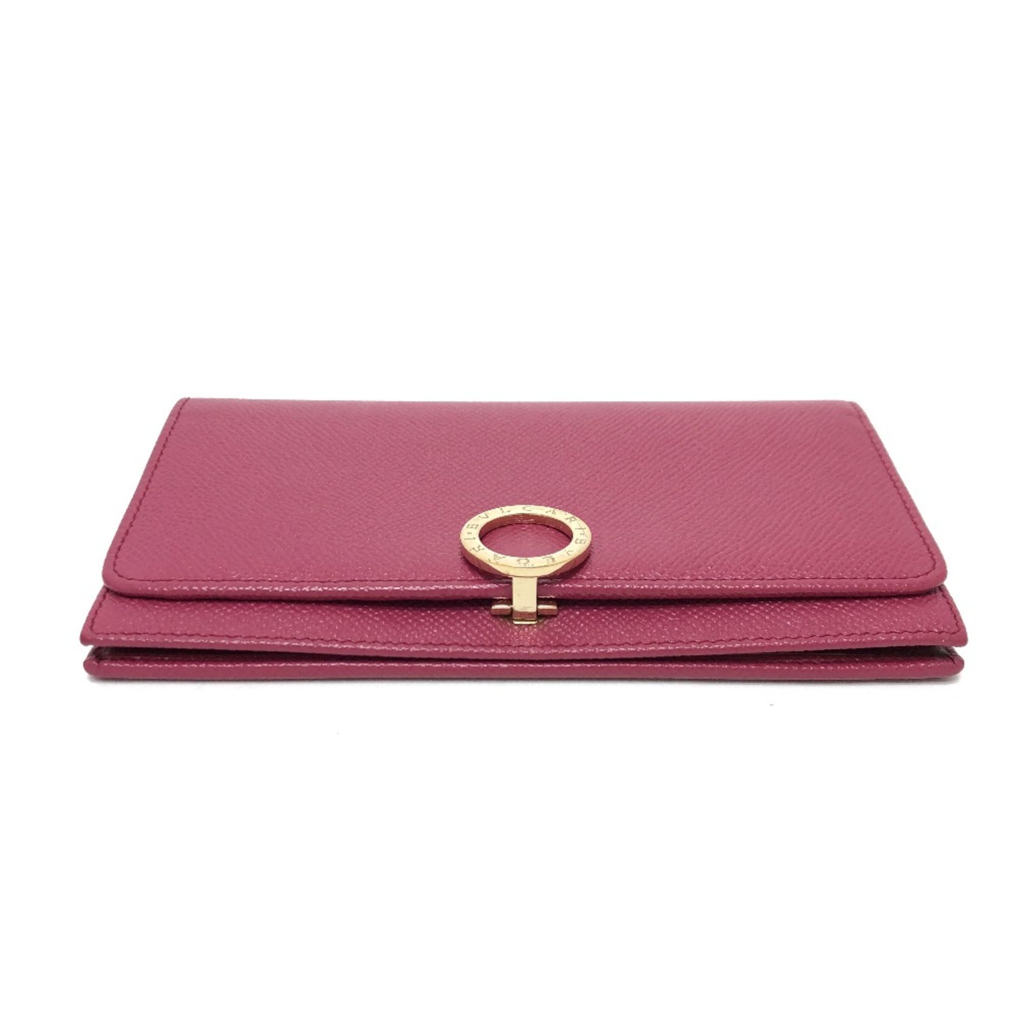 Leather Long Wallet (Bi-Fold) (Pre-Owned) - Bvlgari - Modalova