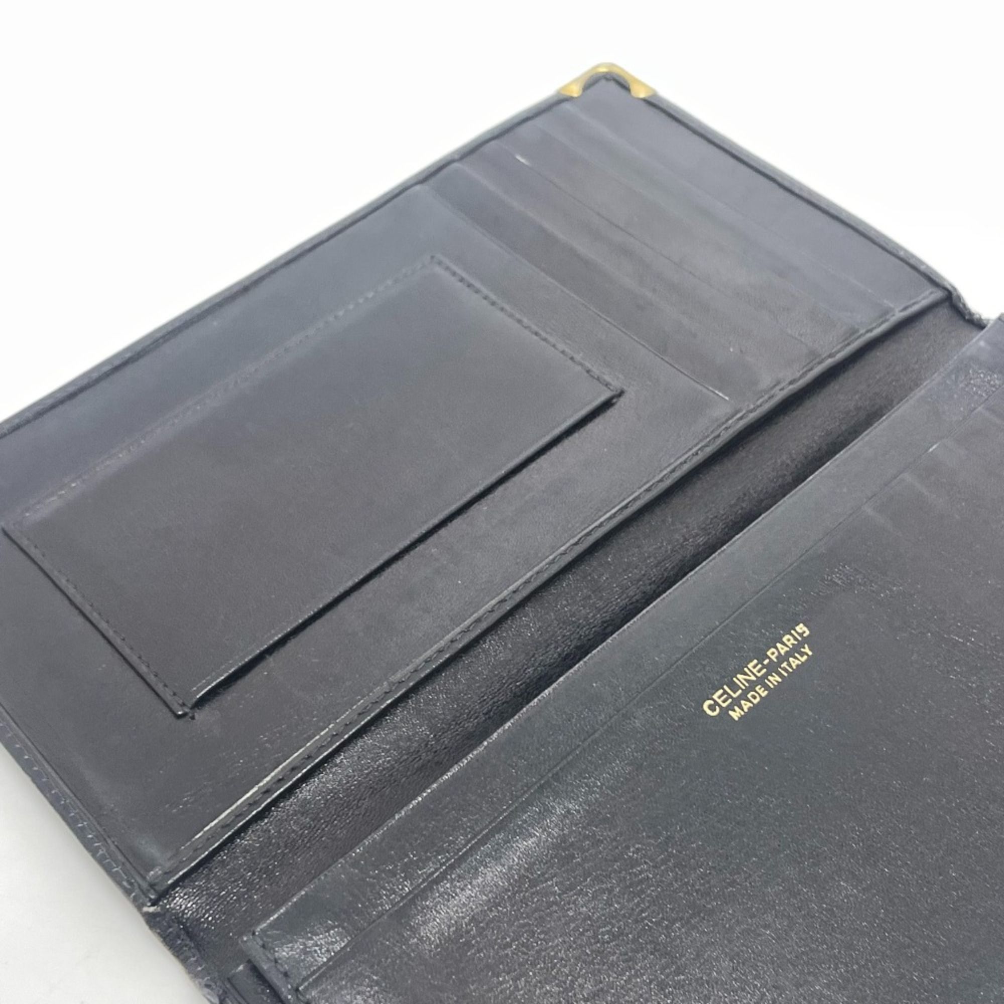 Leather Long Wallet (Bi-Fold) (Pre-Owned) - Celine - Modalova