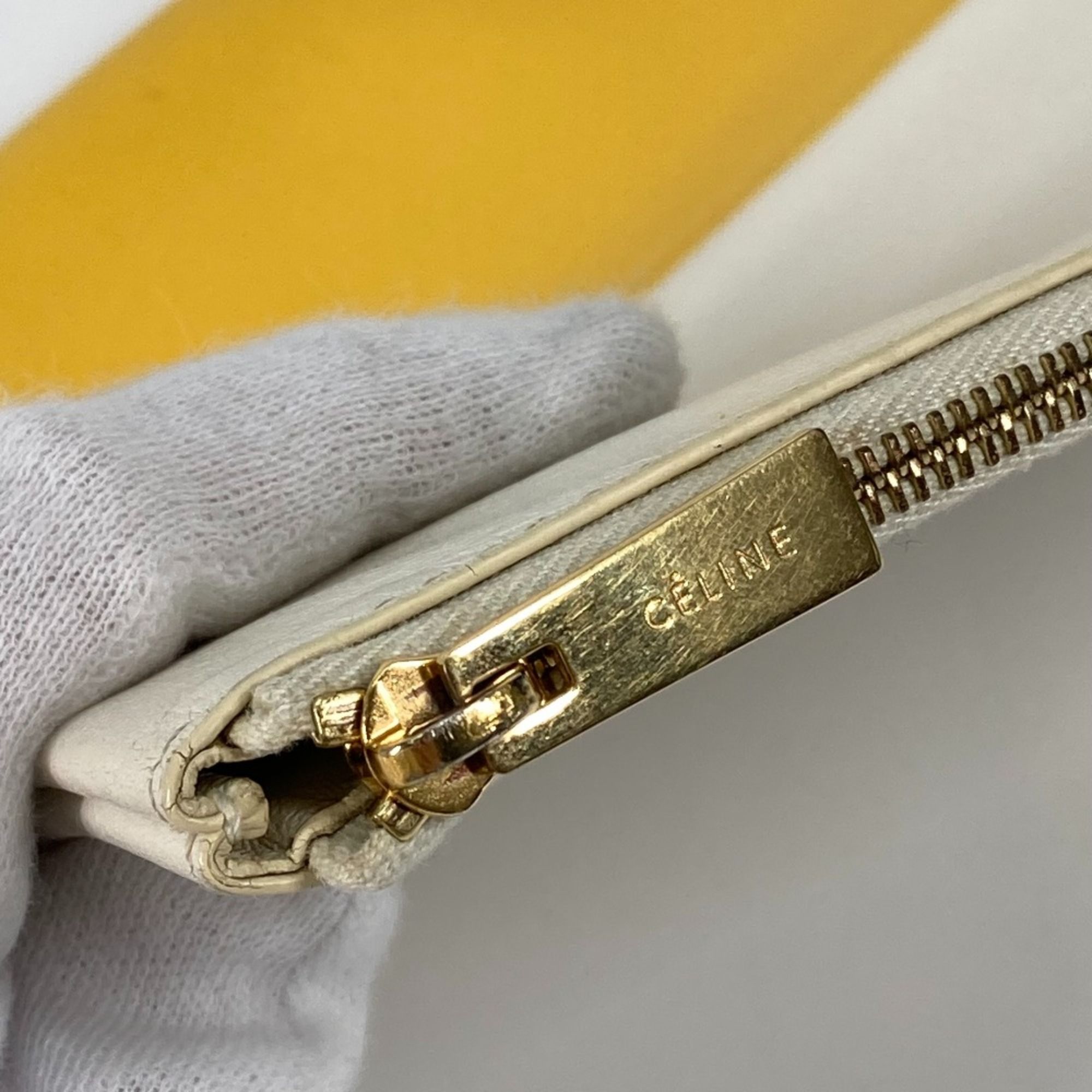 Leather Clutch Bag (Pre-Owned) - Celine - Modalova