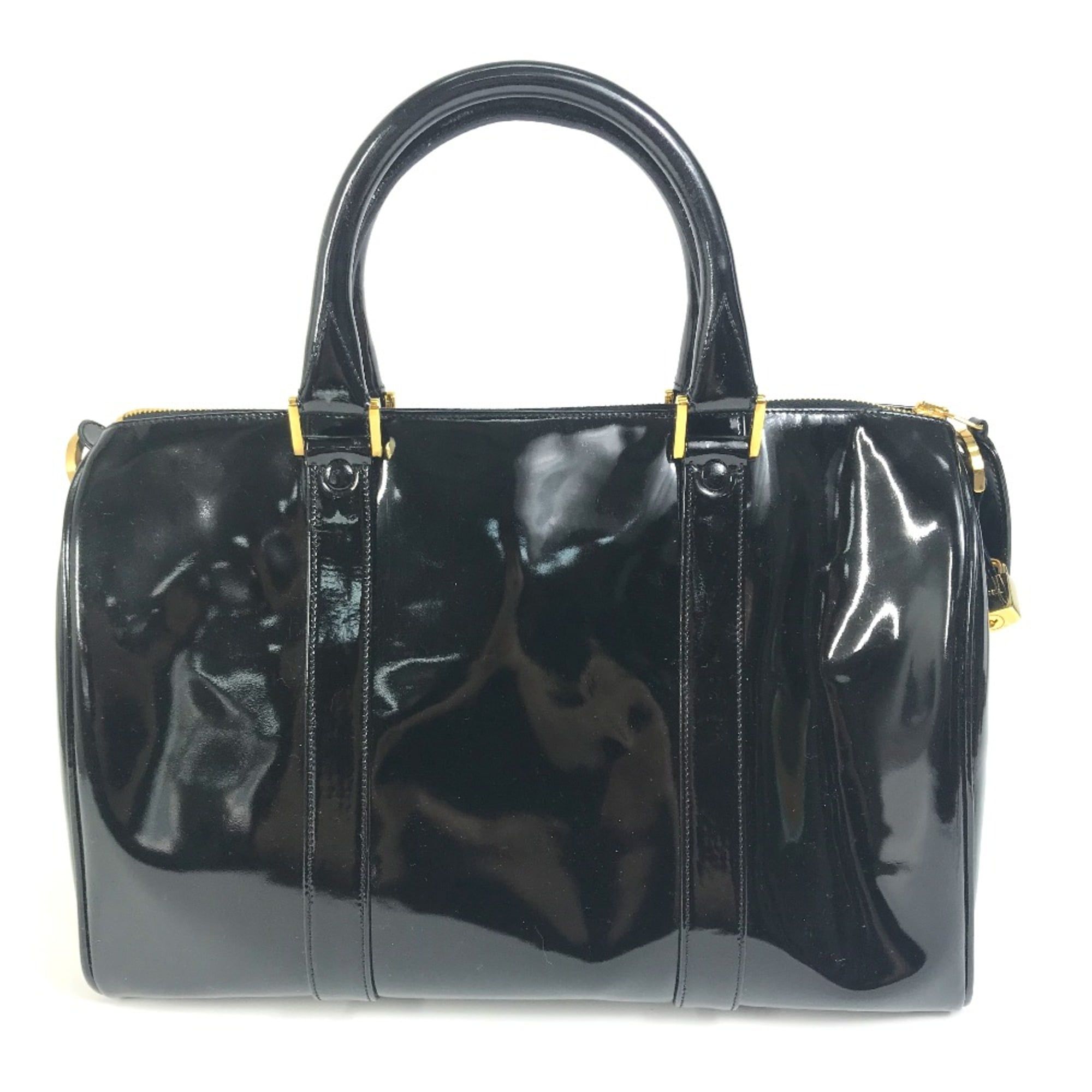 Patent Leather Boston Bag (Pre-Owned) - Chanel - Modalova
