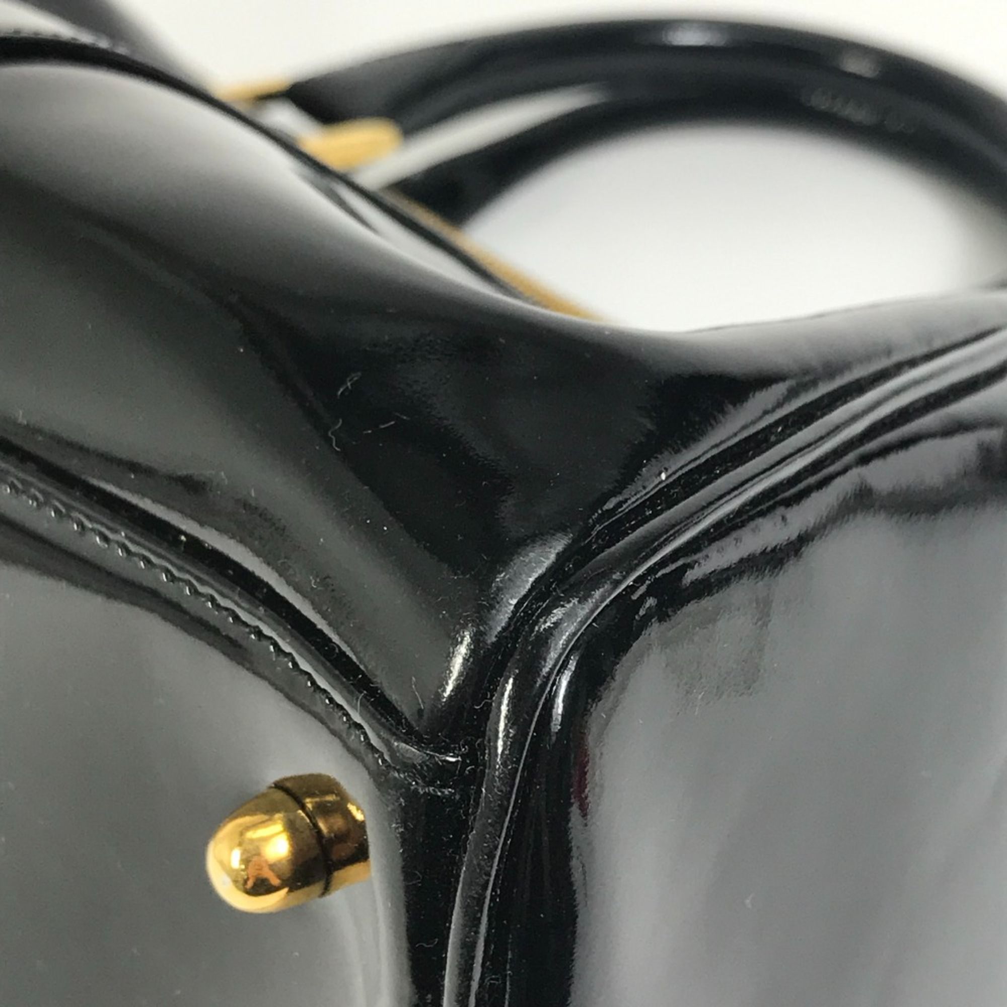 Patent Leather Boston Bag (Pre-Owned) - Chanel - Modalova