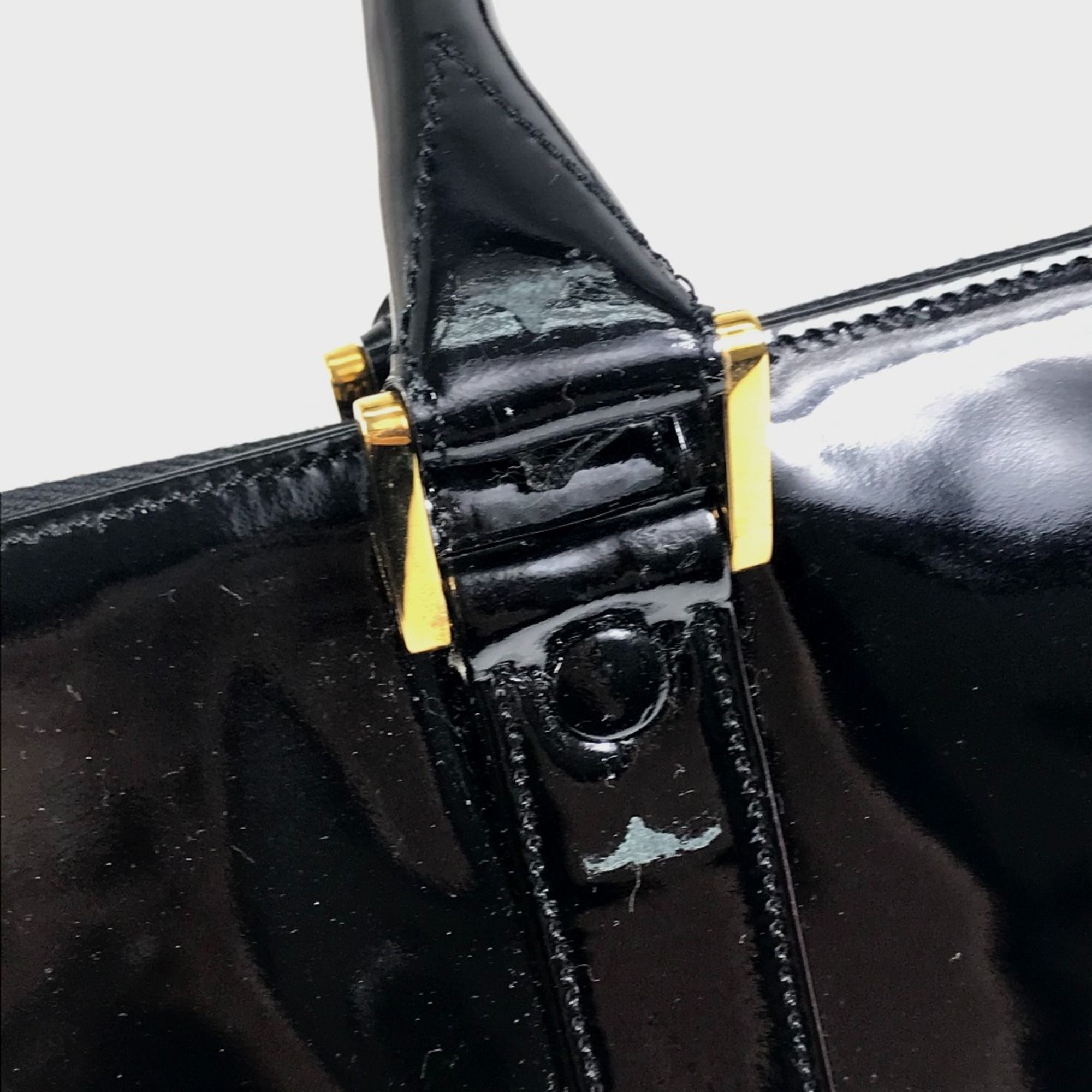 Patent Leather Boston Bag (Pre-Owned) - Chanel - Modalova