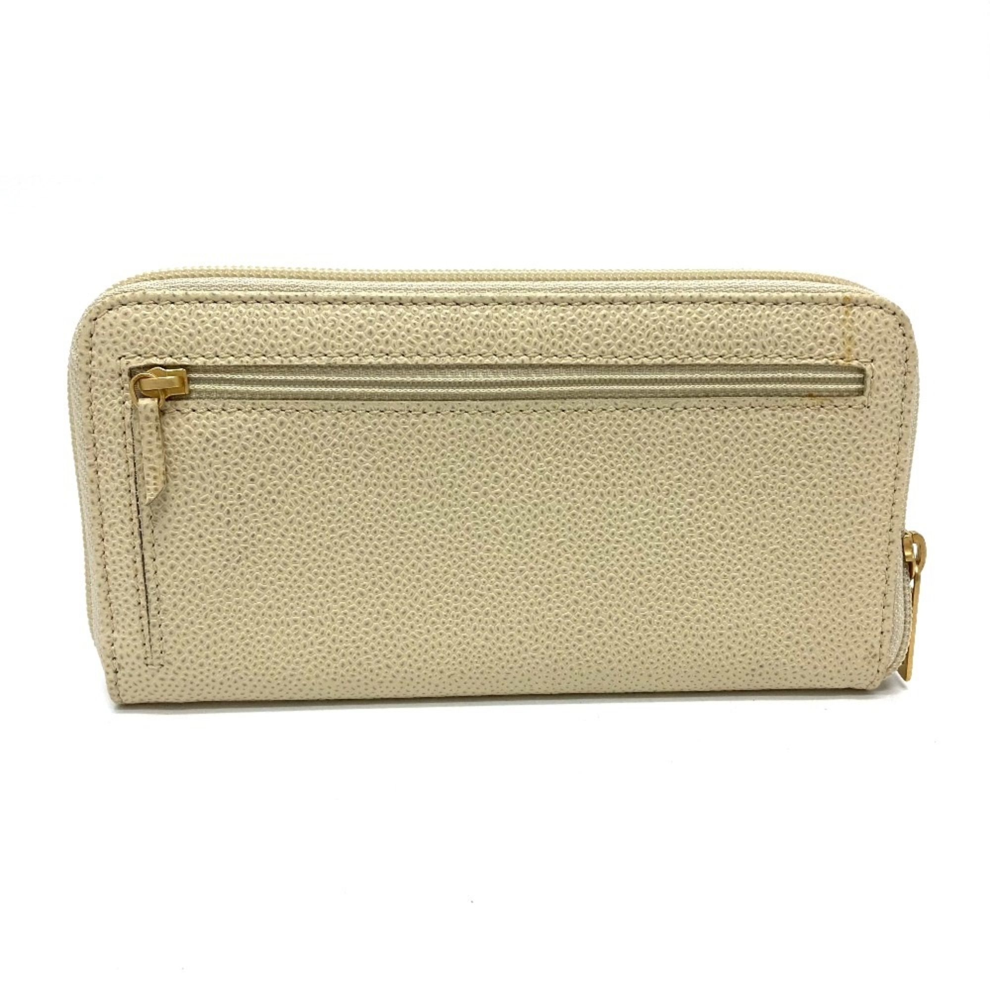Leather Long Wallet (Bi-Fold) (Pre-Owned) - Chanel - Modalova