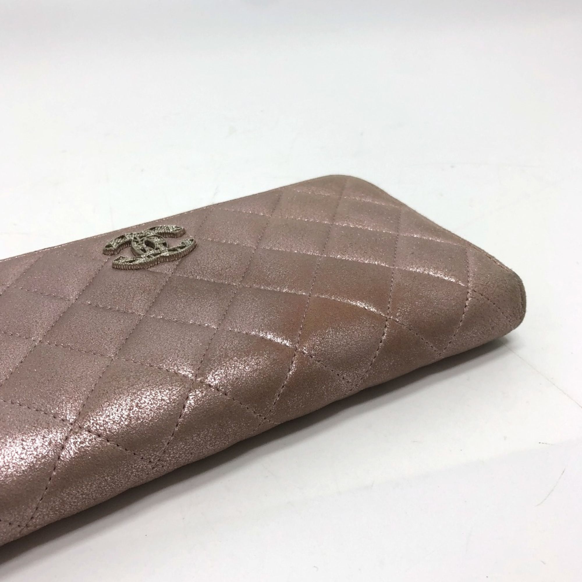 Leather Long Wallet (Bi-Fold) (Pre-Owned) - Chanel - Modalova