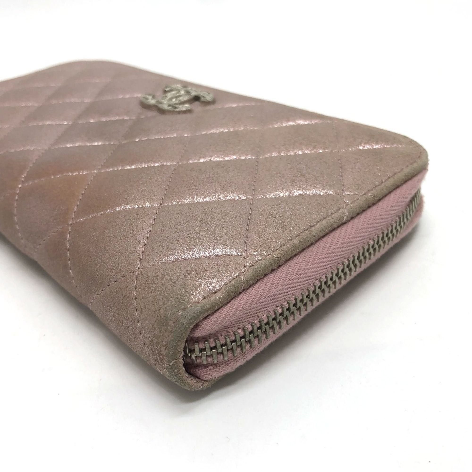 Leather Long Wallet (Bi-Fold) (Pre-Owned) - Chanel - Modalova