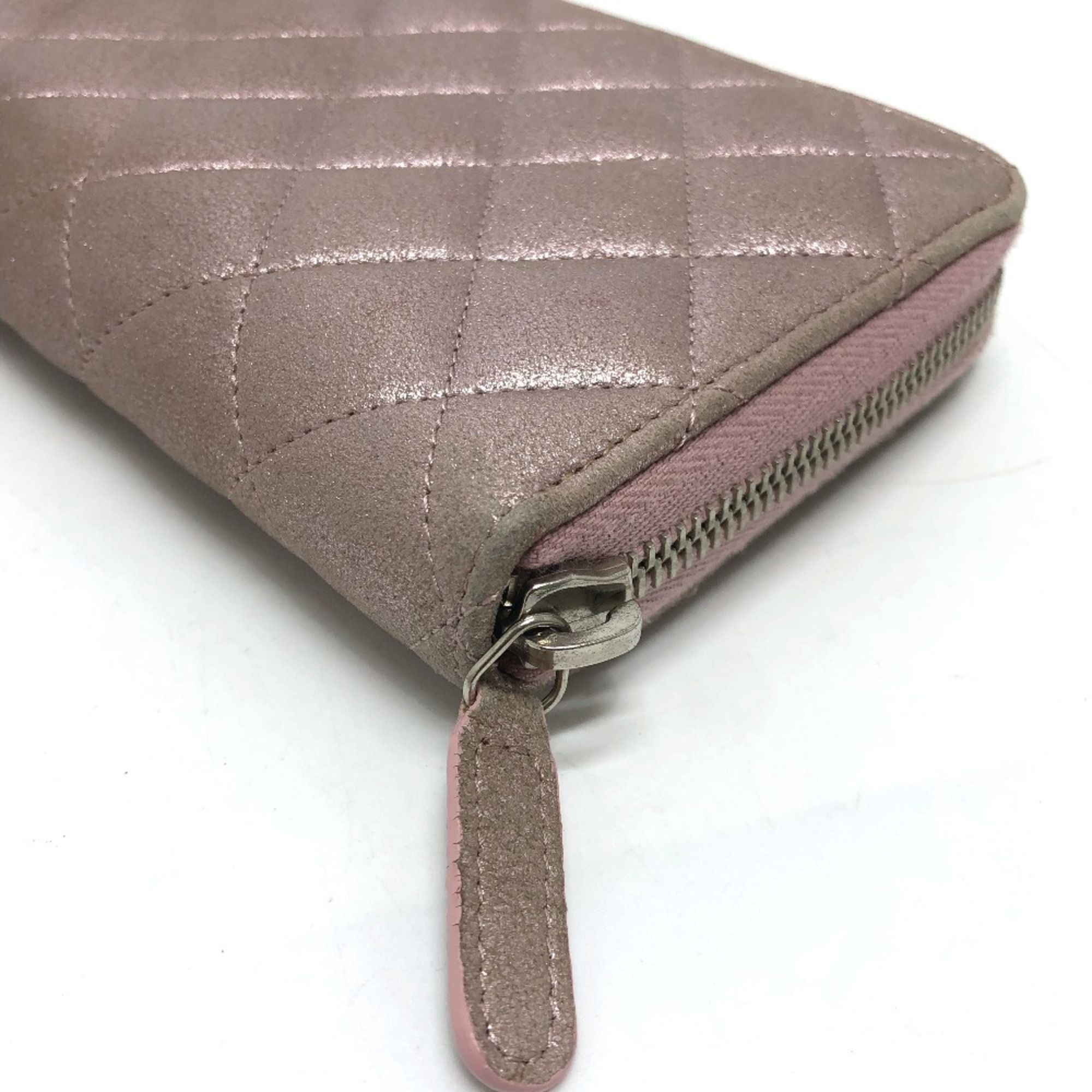 Leather Long Wallet (Bi-Fold) (Pre-Owned) - Chanel - Modalova