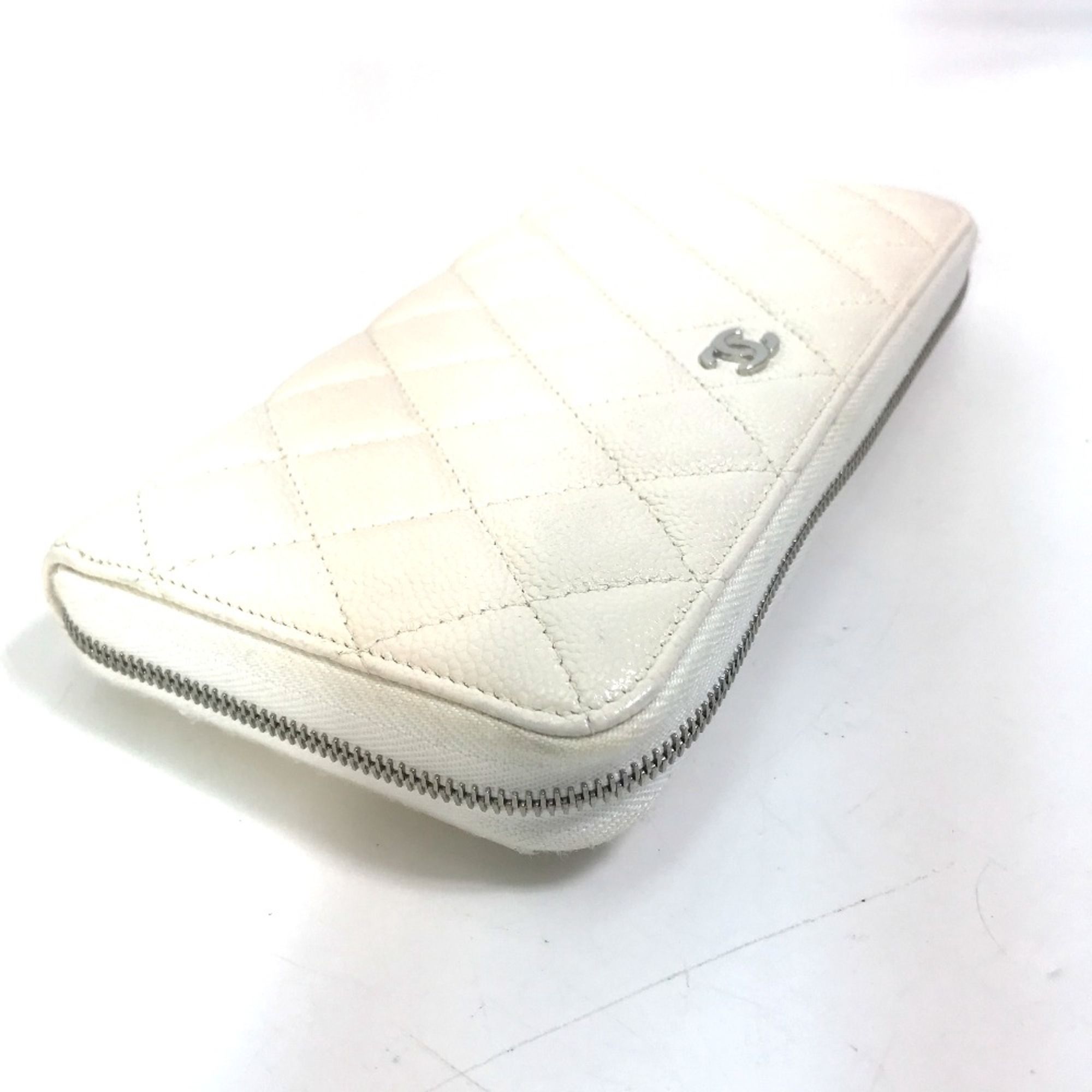 Leather Long Wallet (Bi-Fold) (Pre-Owned) - Chanel - Modalova