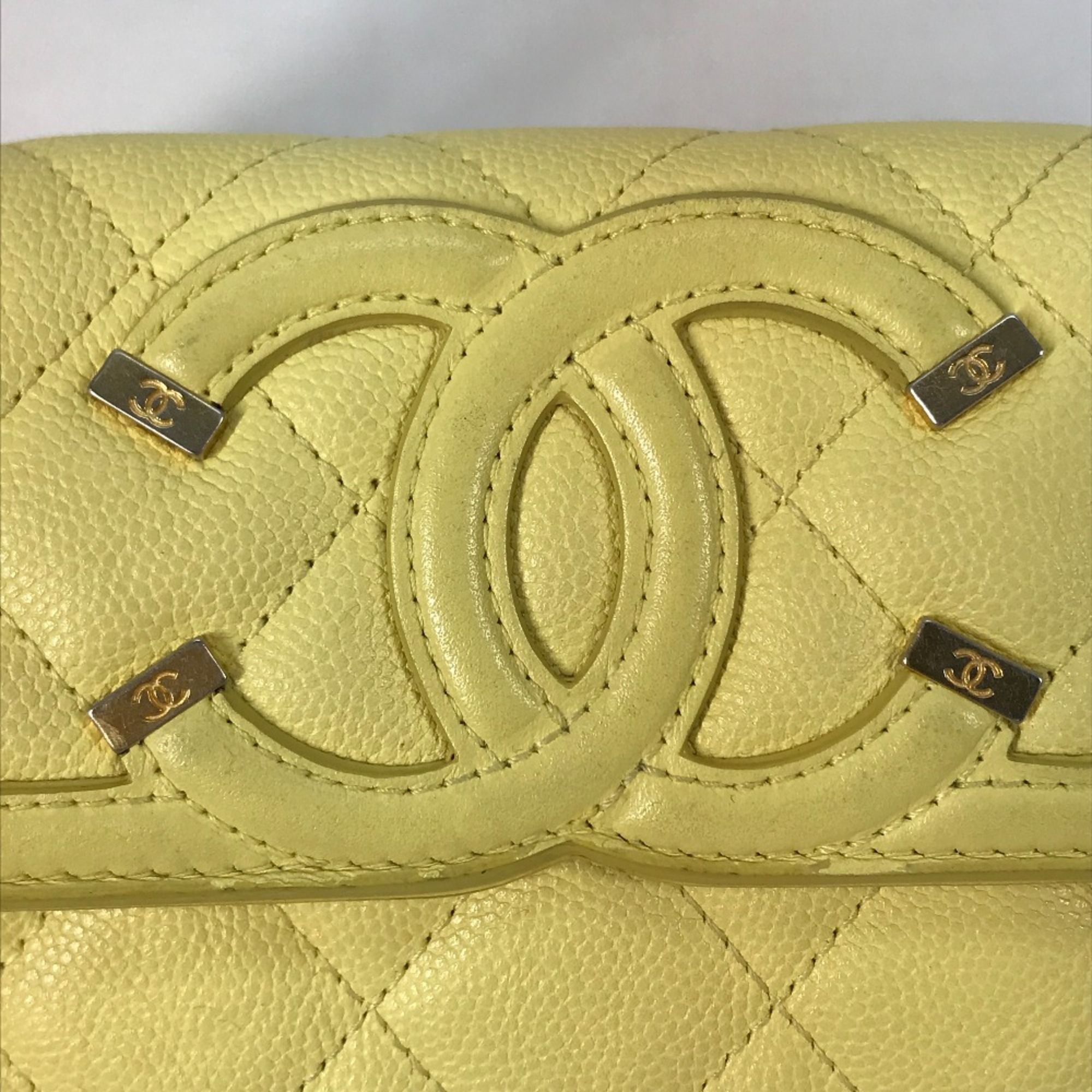 Leather Long Wallet (Bi-Fold) (Pre-Owned) - Chanel - Modalova