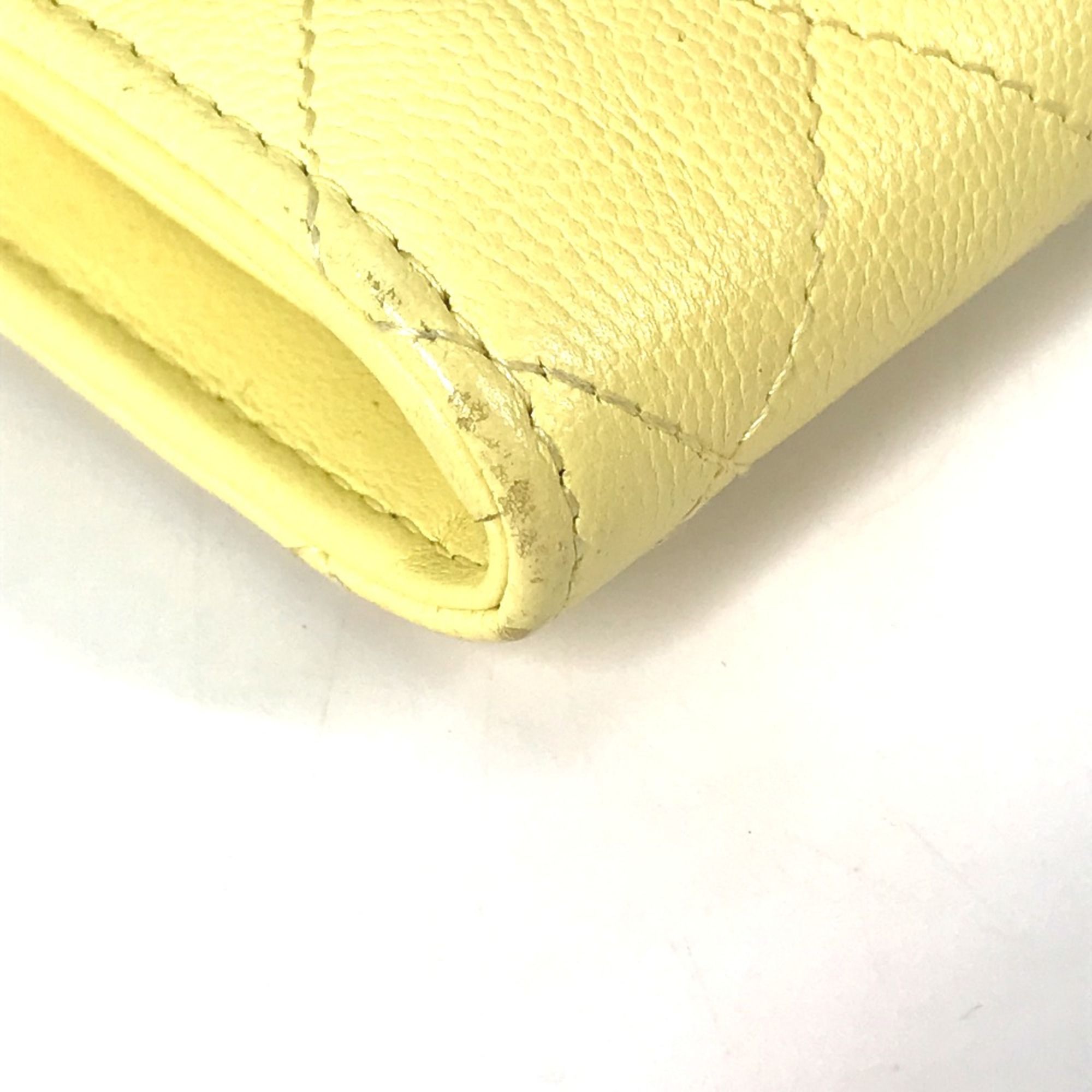 Leather Long Wallet (Bi-Fold) (Pre-Owned) - Chanel - Modalova