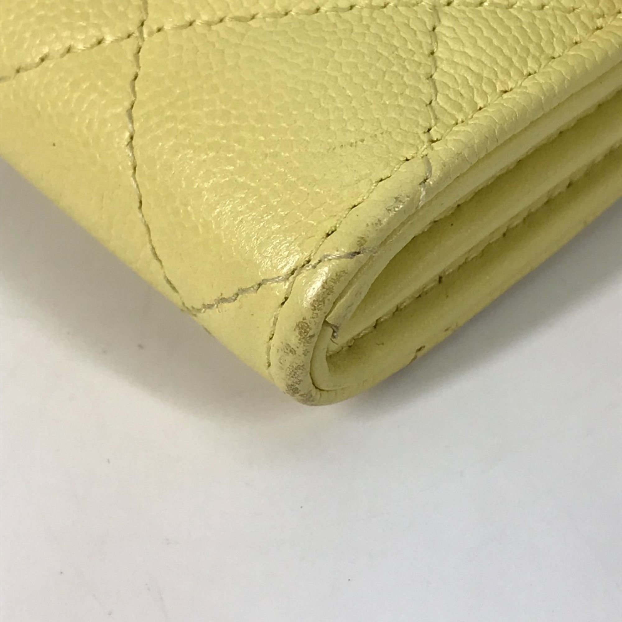 Leather Long Wallet (Bi-Fold) (Pre-Owned) - Chanel - Modalova