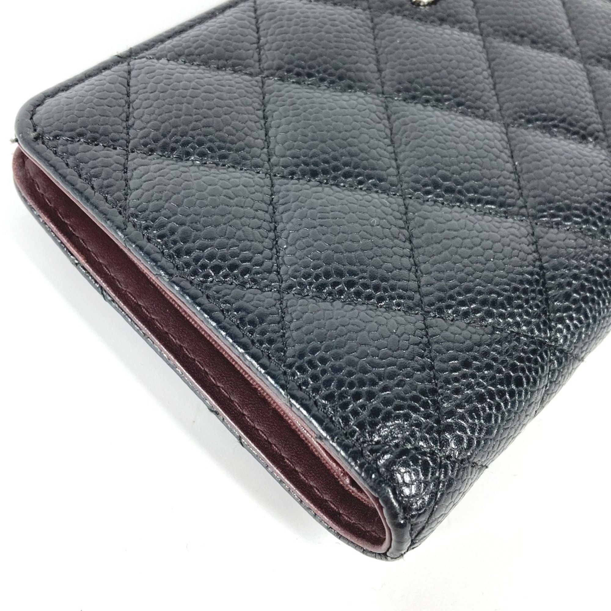 Leather Long Wallet (Bi-Fold) (Pre-Owned) - Chanel - Modalova