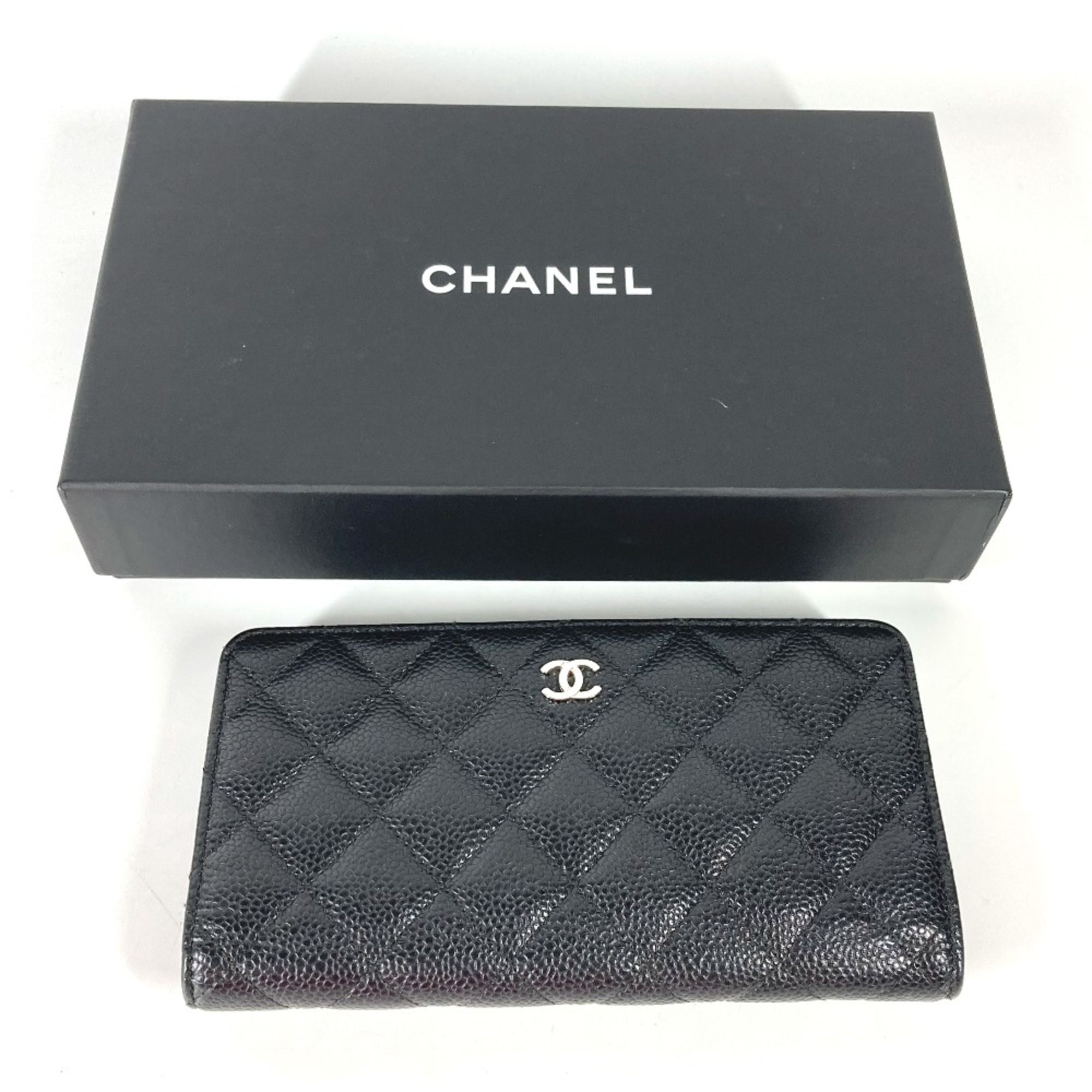 Leather Long Wallet (Bi-Fold) (Pre-Owned) - Chanel - Modalova