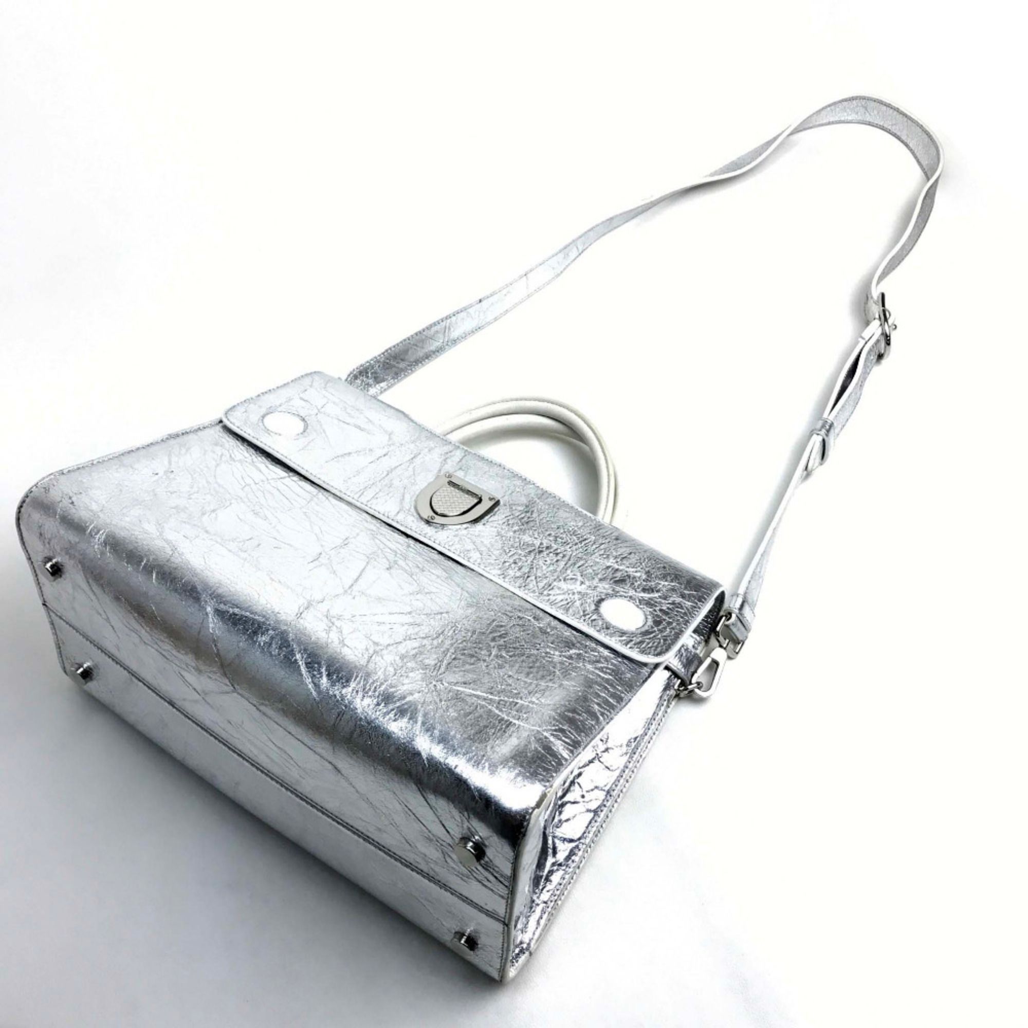 Leather Handbag (Pre-Owned) - Christian Dior - Modalova