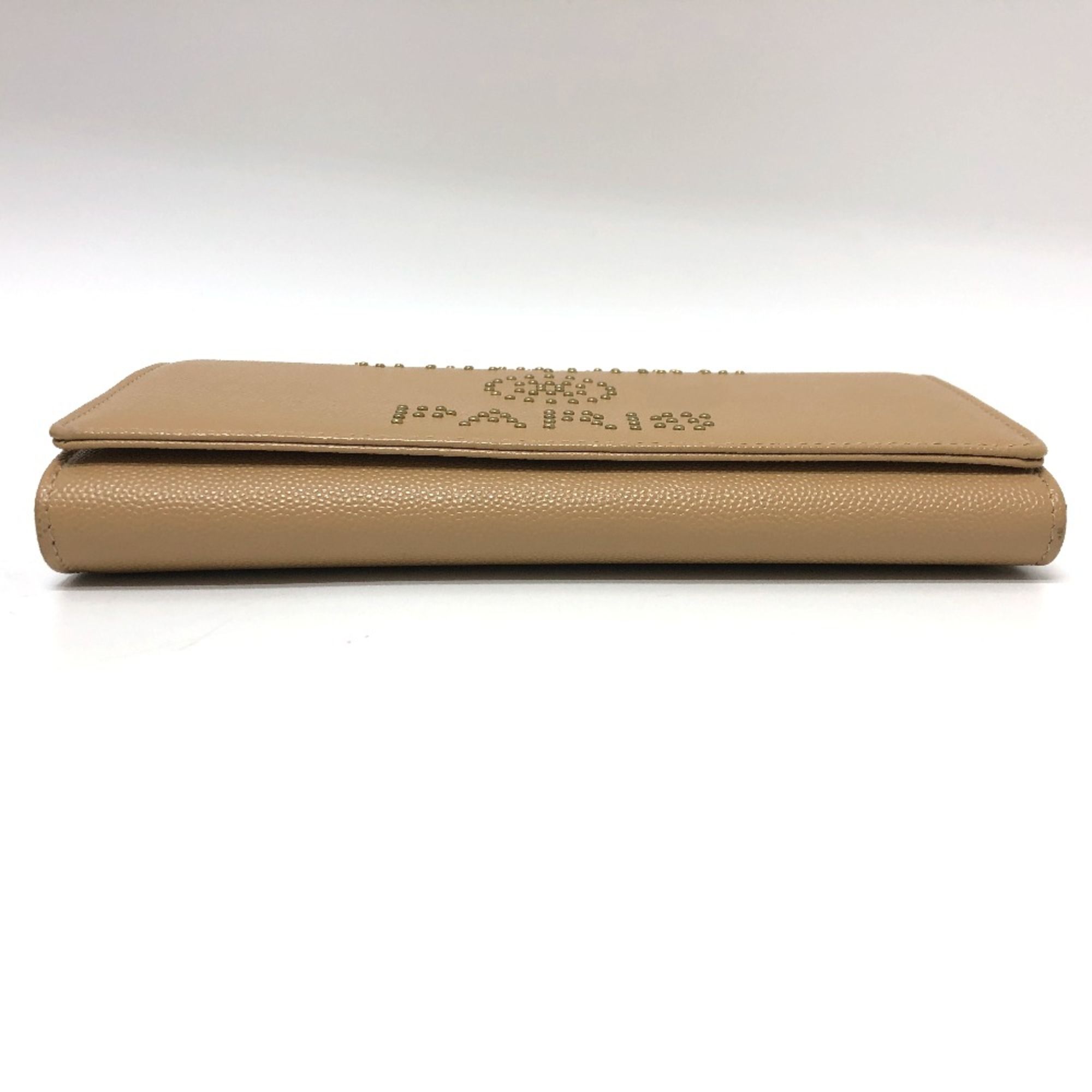 Leather Long Wallet (Bi-Fold) (Pre-Owned) - Chanel - Modalova