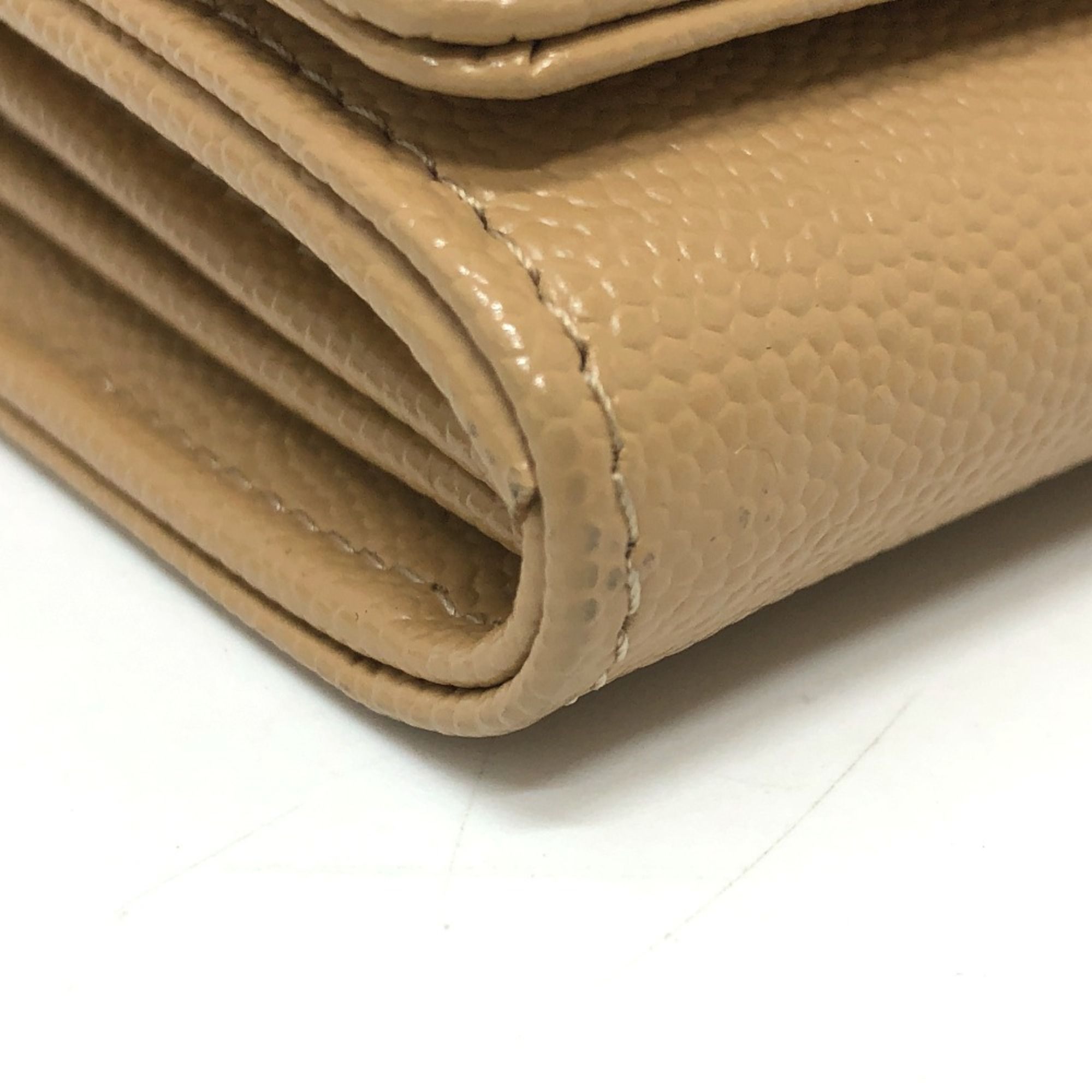 Leather Long Wallet (Bi-Fold) (Pre-Owned) - Chanel - Modalova