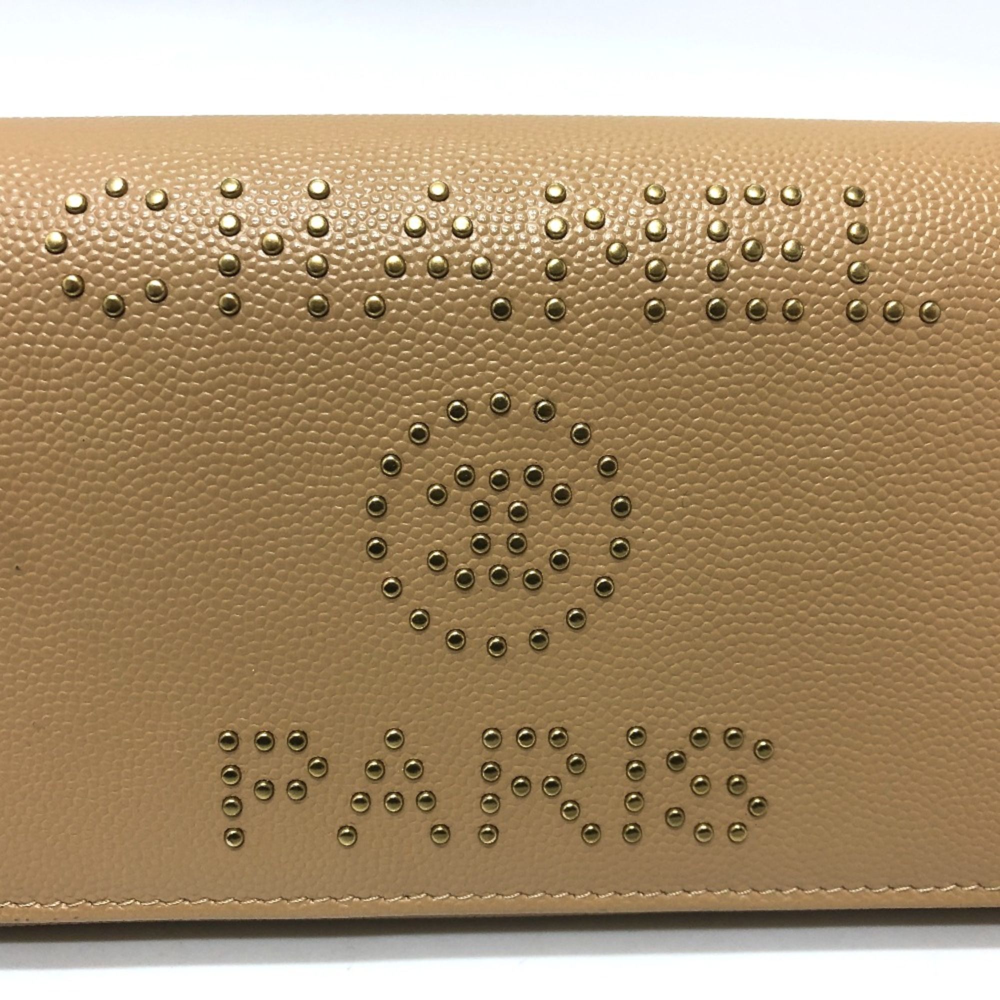 Leather Long Wallet (Bi-Fold) (Pre-Owned) - Chanel - Modalova