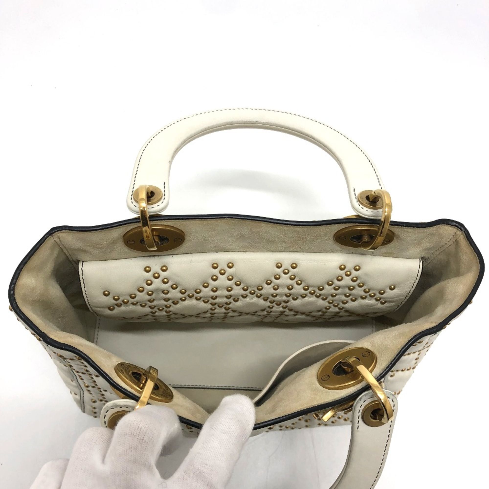 Leather Handbag (Pre-Owned) - Christian Dior - Modalova
