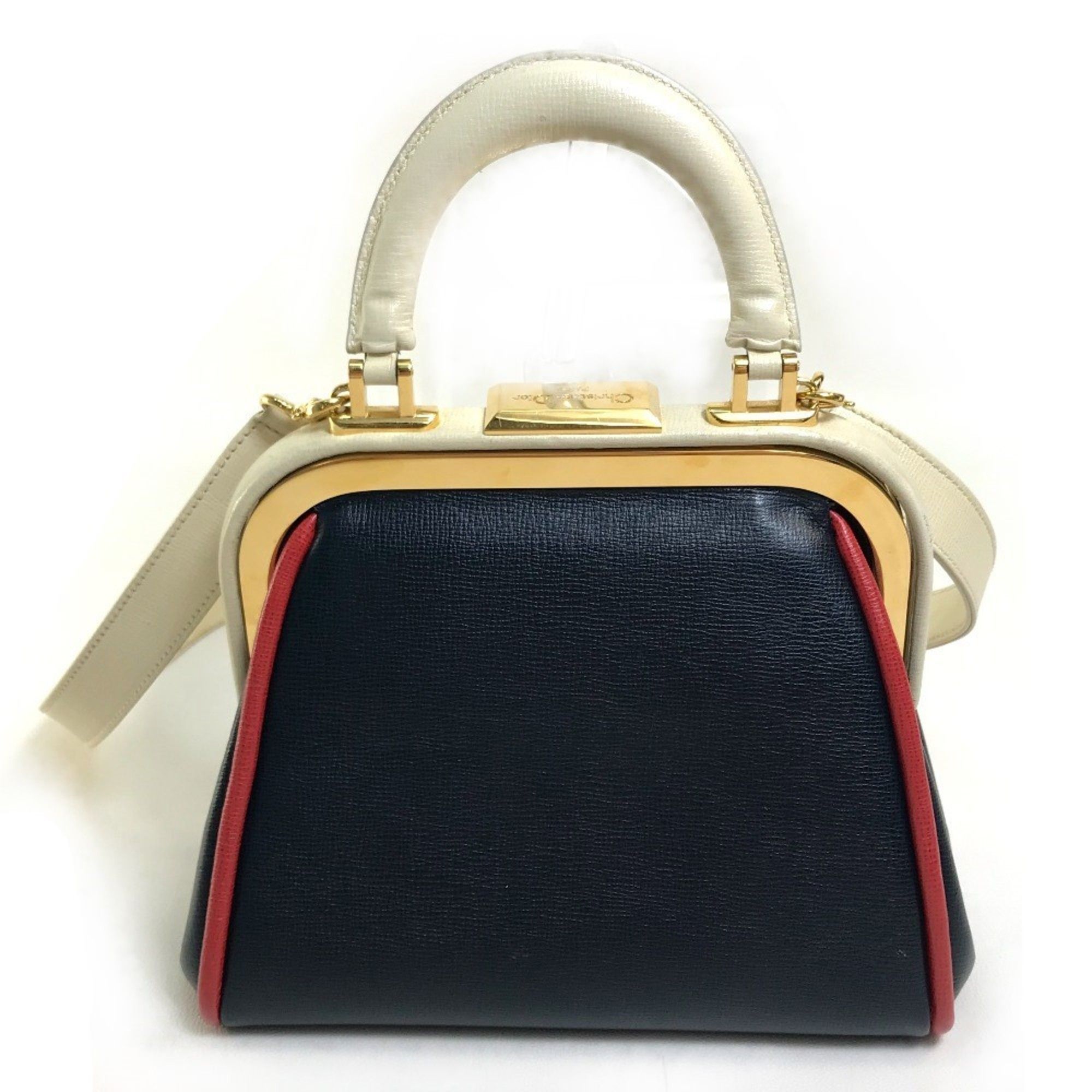 Leather Handbag (Pre-Owned) - Christian Dior - Modalova